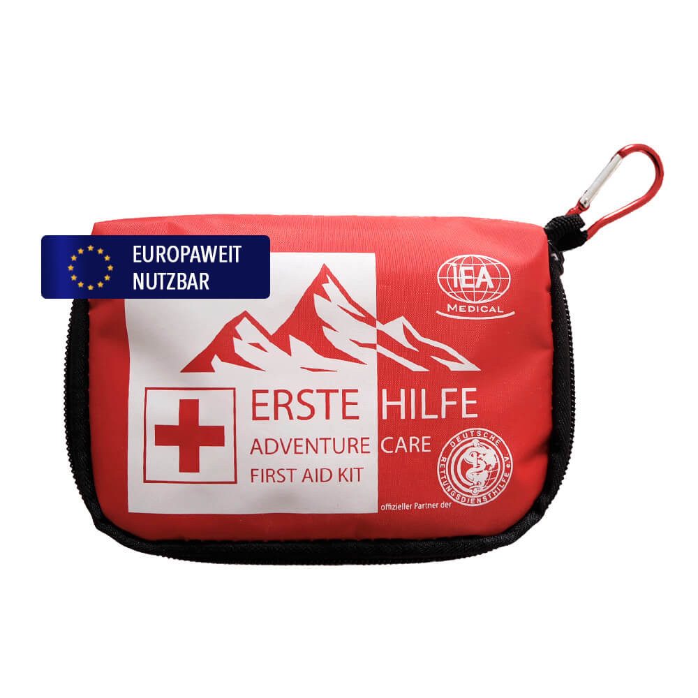 IEA Medical Erste-Hilfe-Set Erste-Hilfe-Set Outdoor, (Komplettset, 26 St), Kompakte Reiseapotheke, Notfallhilfe für Wandern, Camping & Reisen
