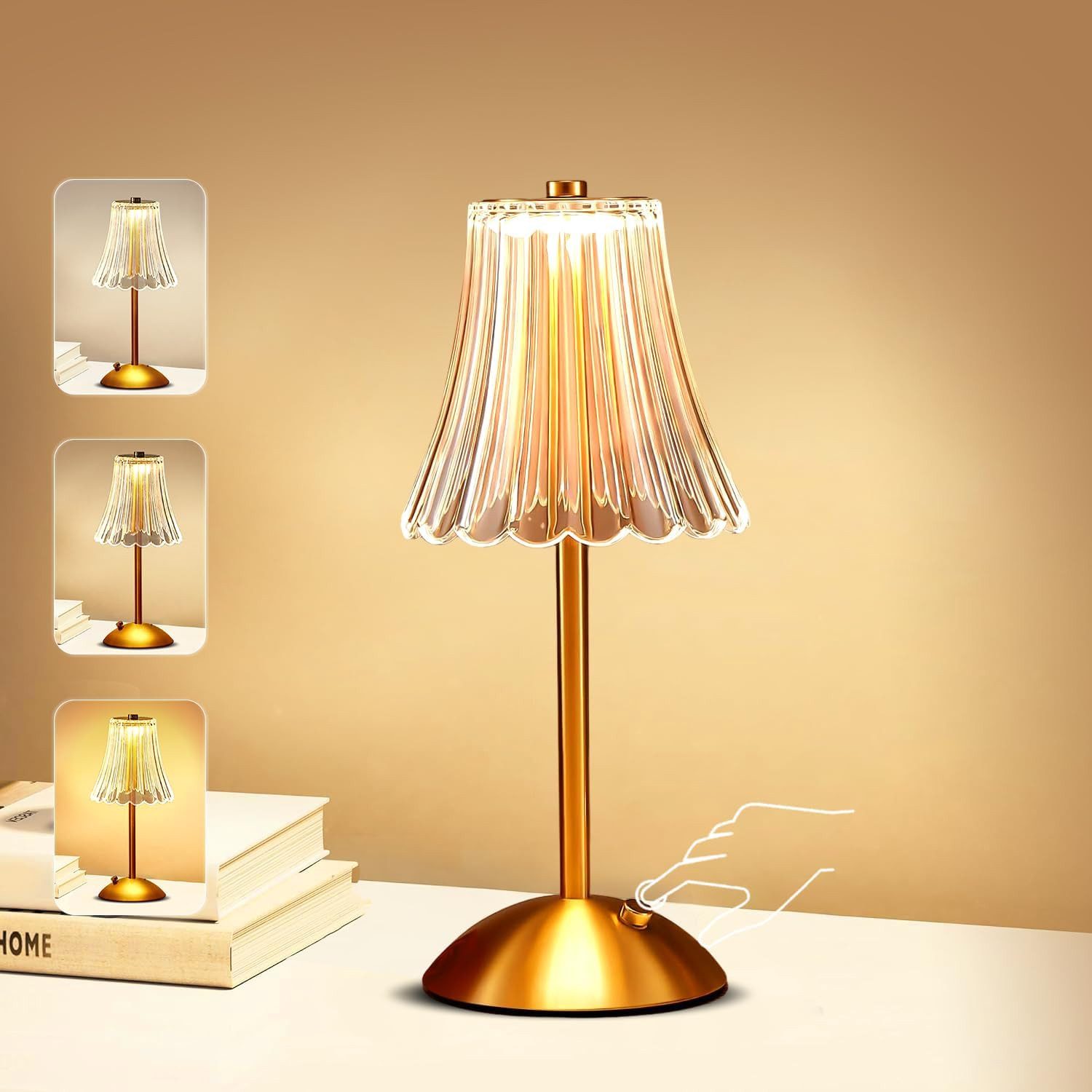 ibettertec LED Nachttischlampe Tischlampe Kabellos,LED Tischlampe günstig online kaufen