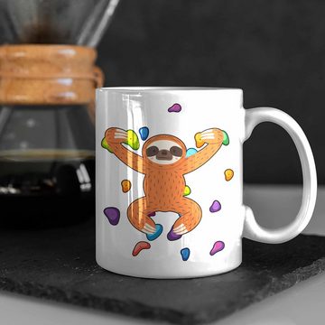 Trendation Tasse Bouldern Lustige Tasse Kletterfans Kletterhalle Geschenkidee