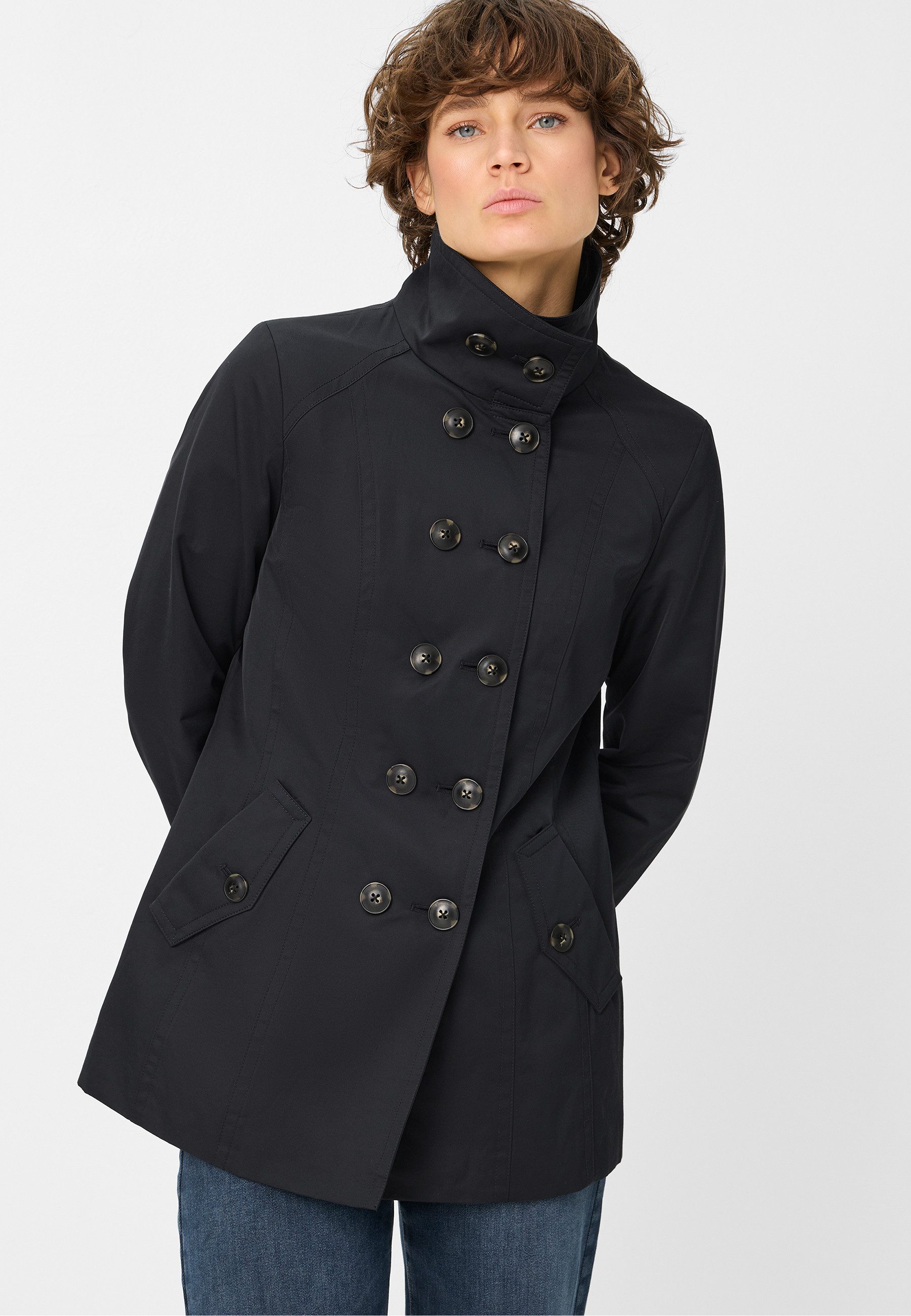 Fuchs Schmitt Outdoorjacke Stehkragen, Regular Fit, Lightweight Cotton