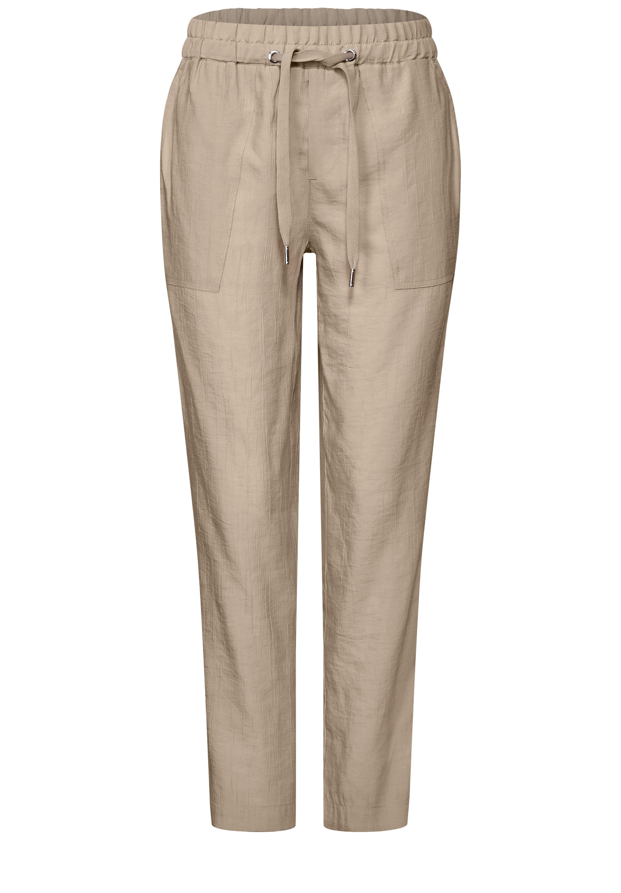 STREET ONE Röhrenhose mit Elastikbund