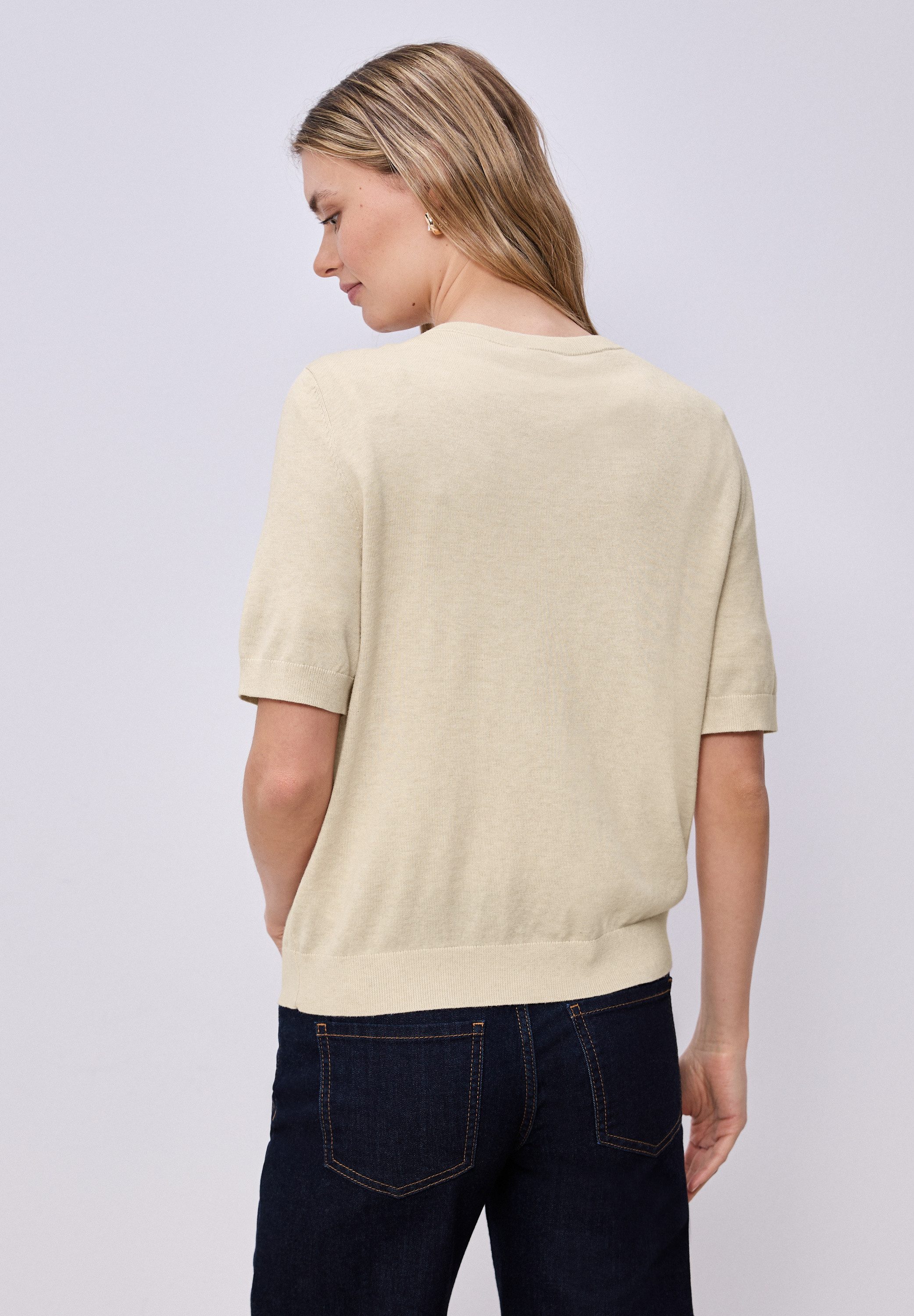 STREET ONE Cardigan Kurzarm-Cardigan mit Rundhals günstig online kaufen