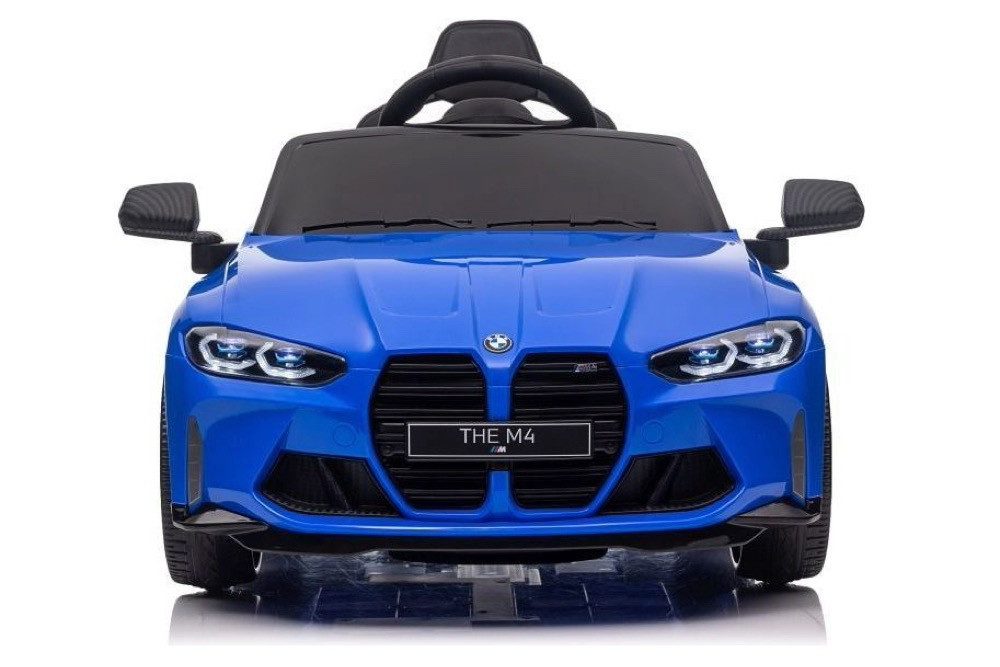 Elektro-Kinderauto BMW M4, 12 Volt zwei Motoren+Audio+LED+FB blau