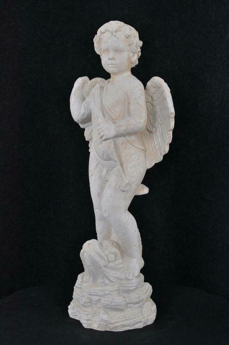 75cm Accessoire Figur JVmoebel Weiß Skulptur PG0338 Design Engel,(Amor)- Skulptur