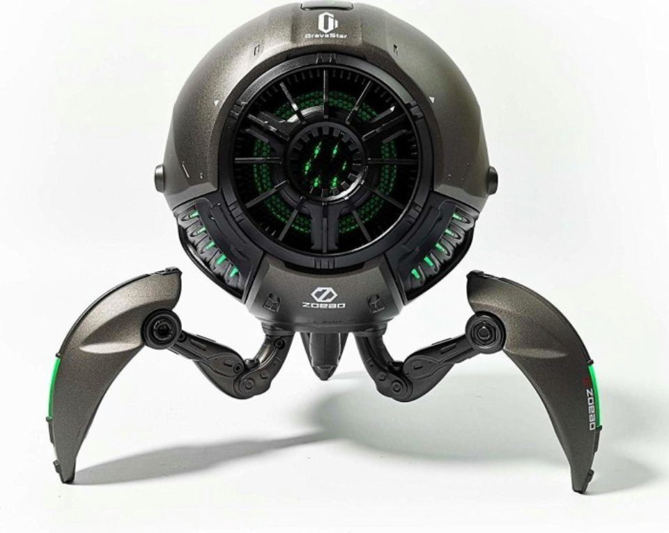 GravaStar ZOEAO Bluetooth-Lautsprecher Stereo (Bluetooth, 20 W, Sci-Fi Design)