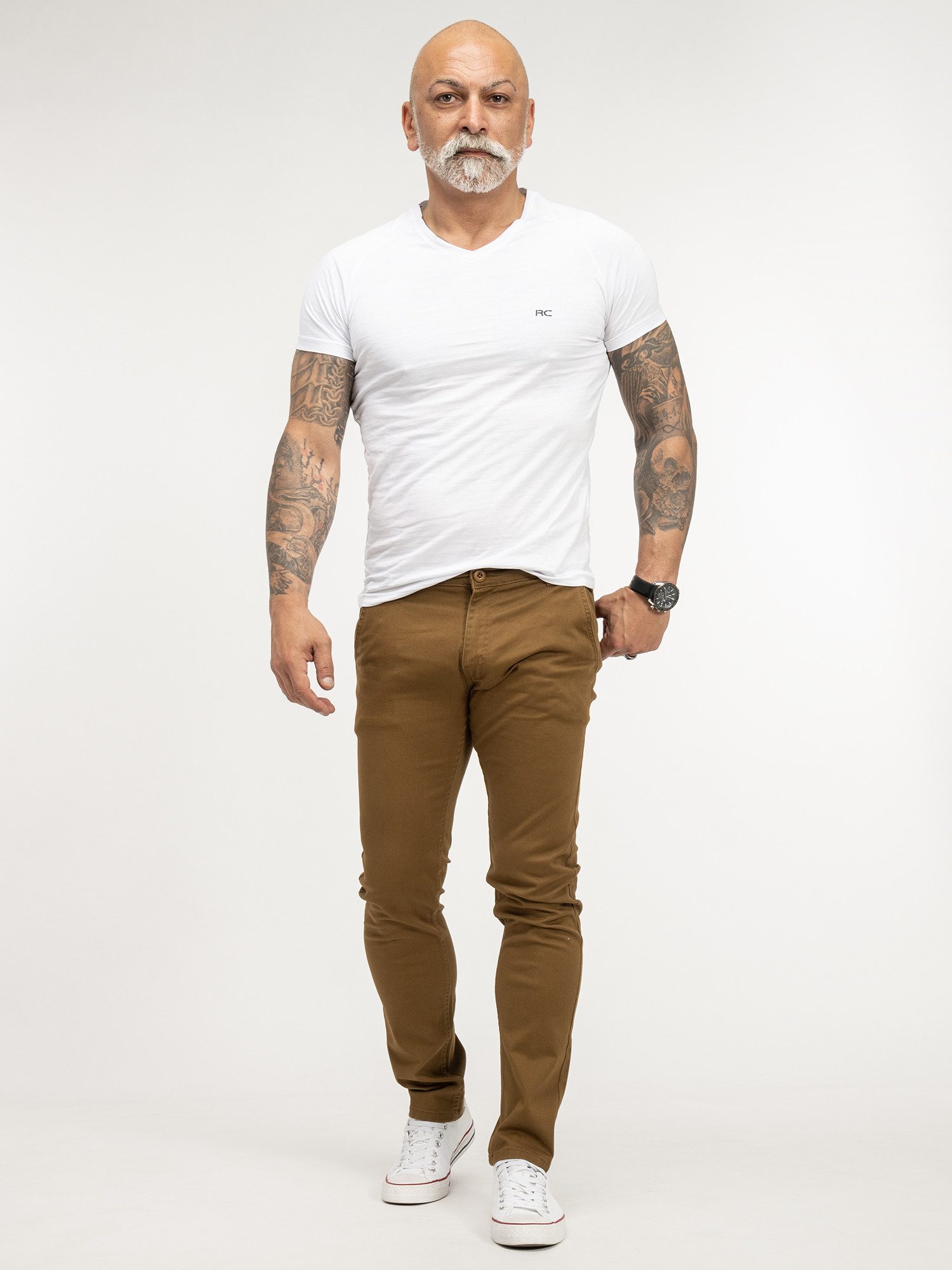 Rock Creek Chinohose Herren Chino Hose H-379 – Bild 4 von 5