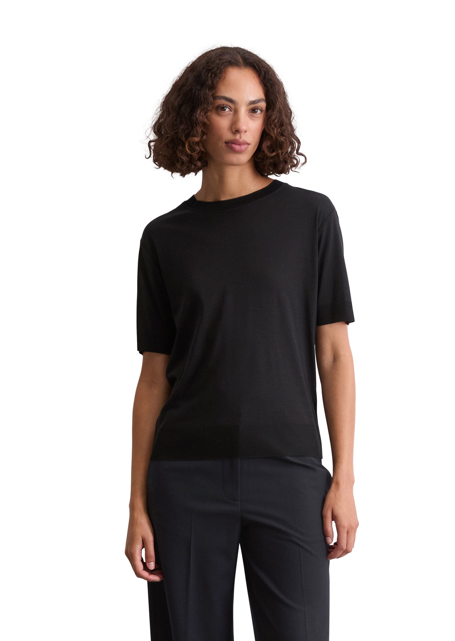 Marc O'Polo T-Shirt aus TENCEL™ Lyocell-Baumwolle-Mix günstig online kaufen