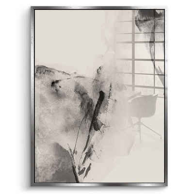 DOTCOMCANVAS® Acrylglasbild Wabi Sabi-2 - Acrylglas, Acrylglasbild beige grau moderne abstrakte Kunst Druck Wandbild