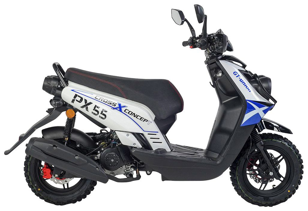 GT UNION Motorroller PX55 Cross Conzept 25, 49,6 ccm, 25 km/h, Euro 5, Luftgekühlter Motor