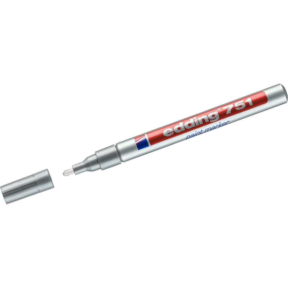 edding Permanentmarker Glanzlack-Marker edding 751 1-2mm silber