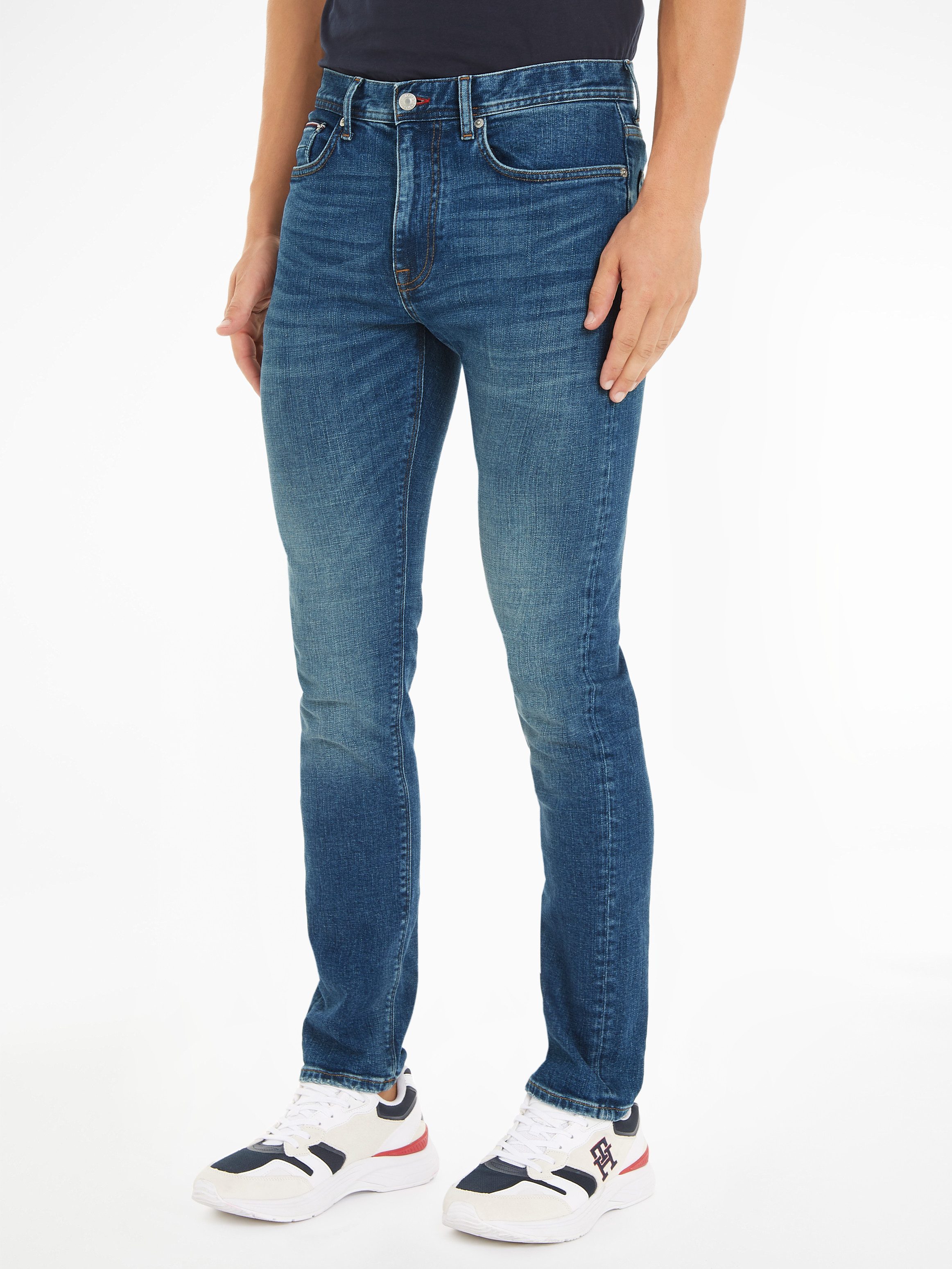 Tommy Hilfiger Slim-fit-Jeans SLIM BLEECKER PSTR günstig online kaufen