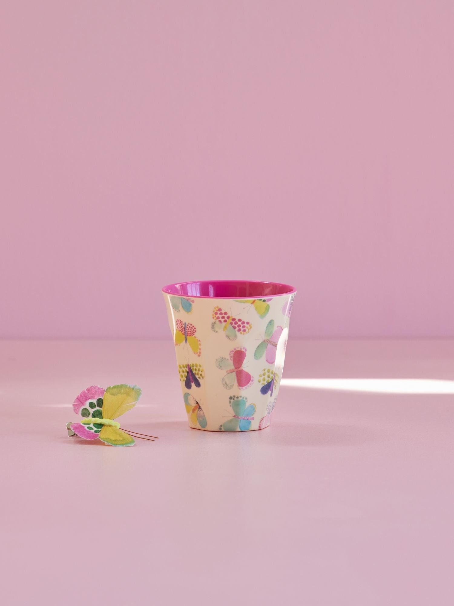 rice Becher Rice Melaminbecher Schmetterling medium