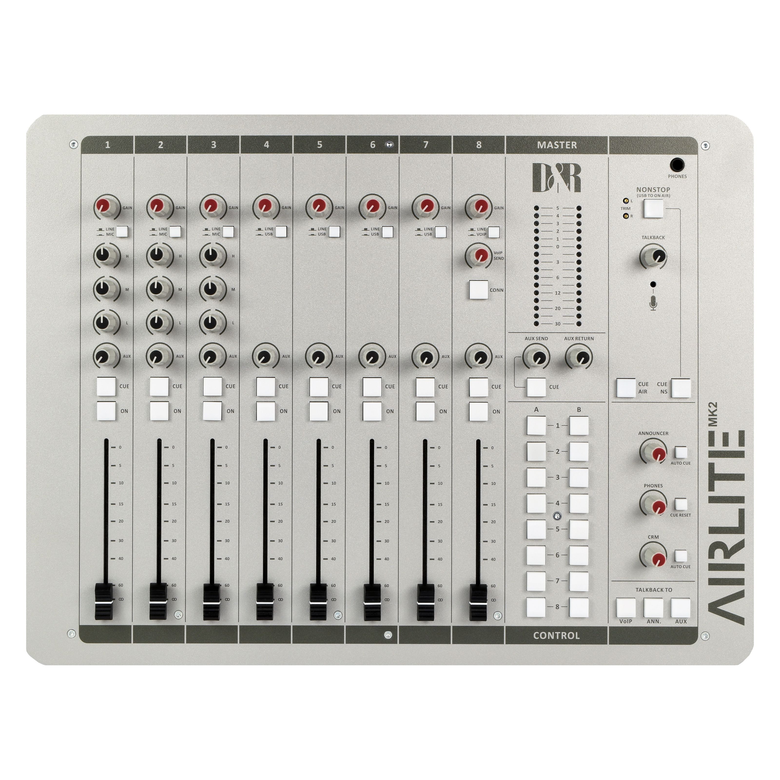 D&R Mischpult, (Studio Mischpulte, USB Mischpulte), Airlite MkII-USB - USB Mischpult