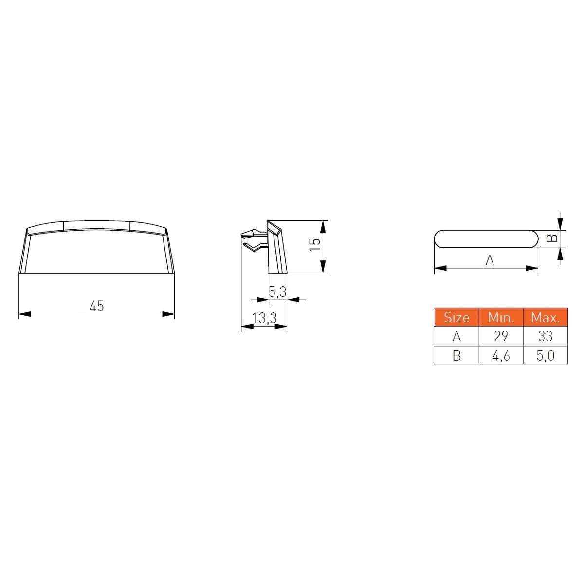 MS Beschläge Fenstergriff 10er Pack 45mm günstig online kaufen