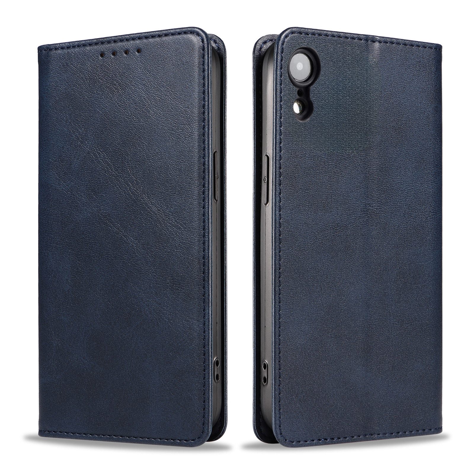 Tec-Expert Handyhülle Tasche Hülle für Apple iPhone XR 6.1 Zoll, 6.1", Cover Klapphülle Case mit Kartenfach Fliphülle aufstellbar