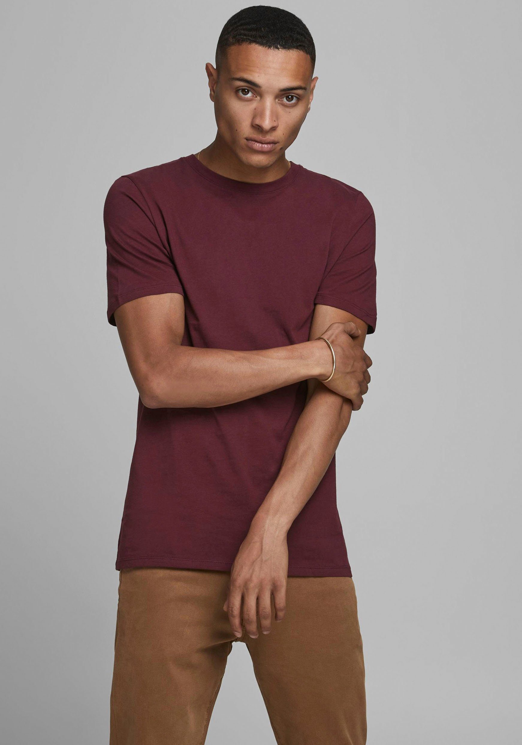 Rundhalsshirt JJEORGANIC BASIC TEE SS O-NECK NOOS