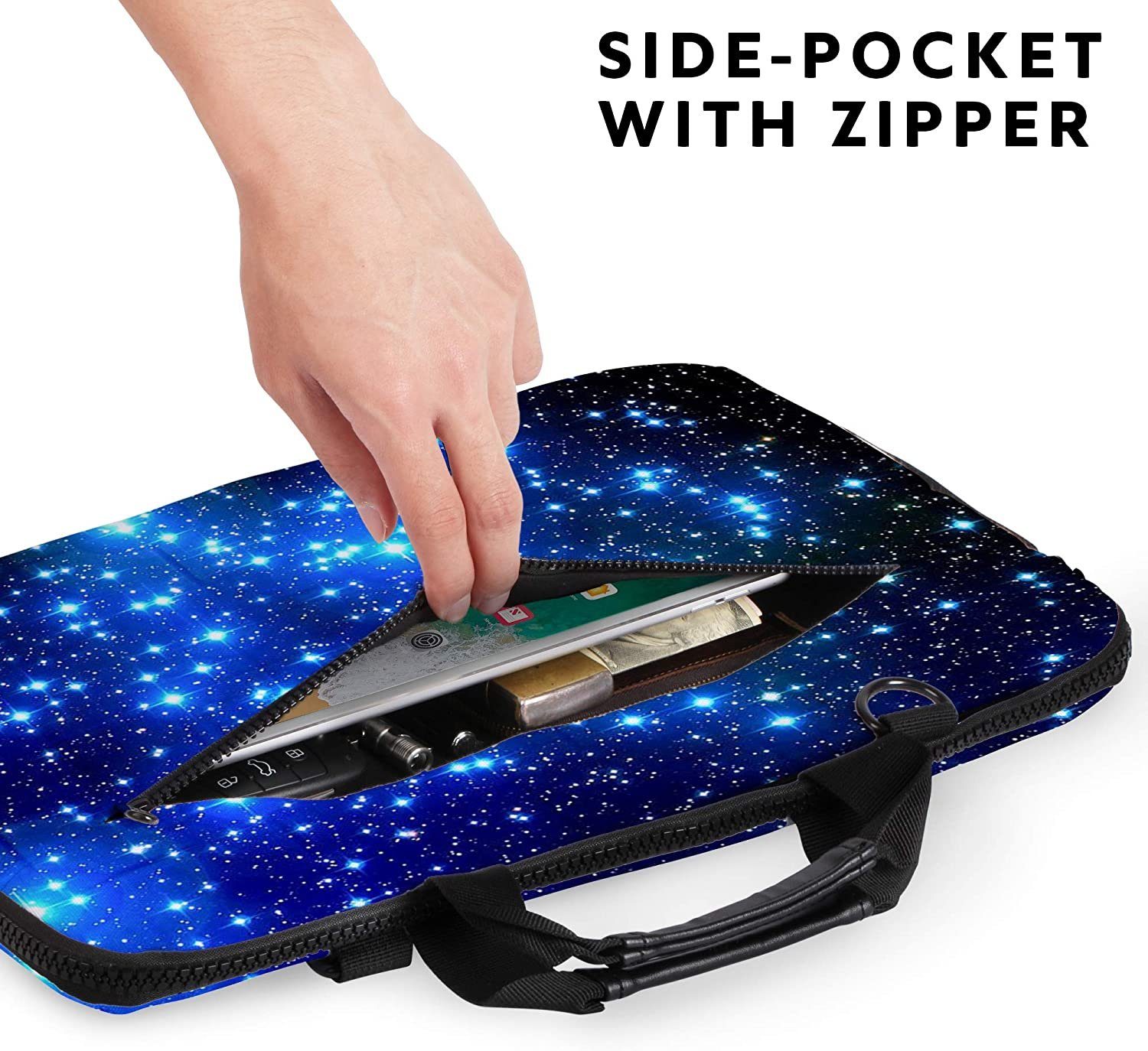 MAXLVL Laptoptasche 15.6 / 17.3 Zoll (Notebooktasche aus Canvas mit Zubehör günstig online kaufen