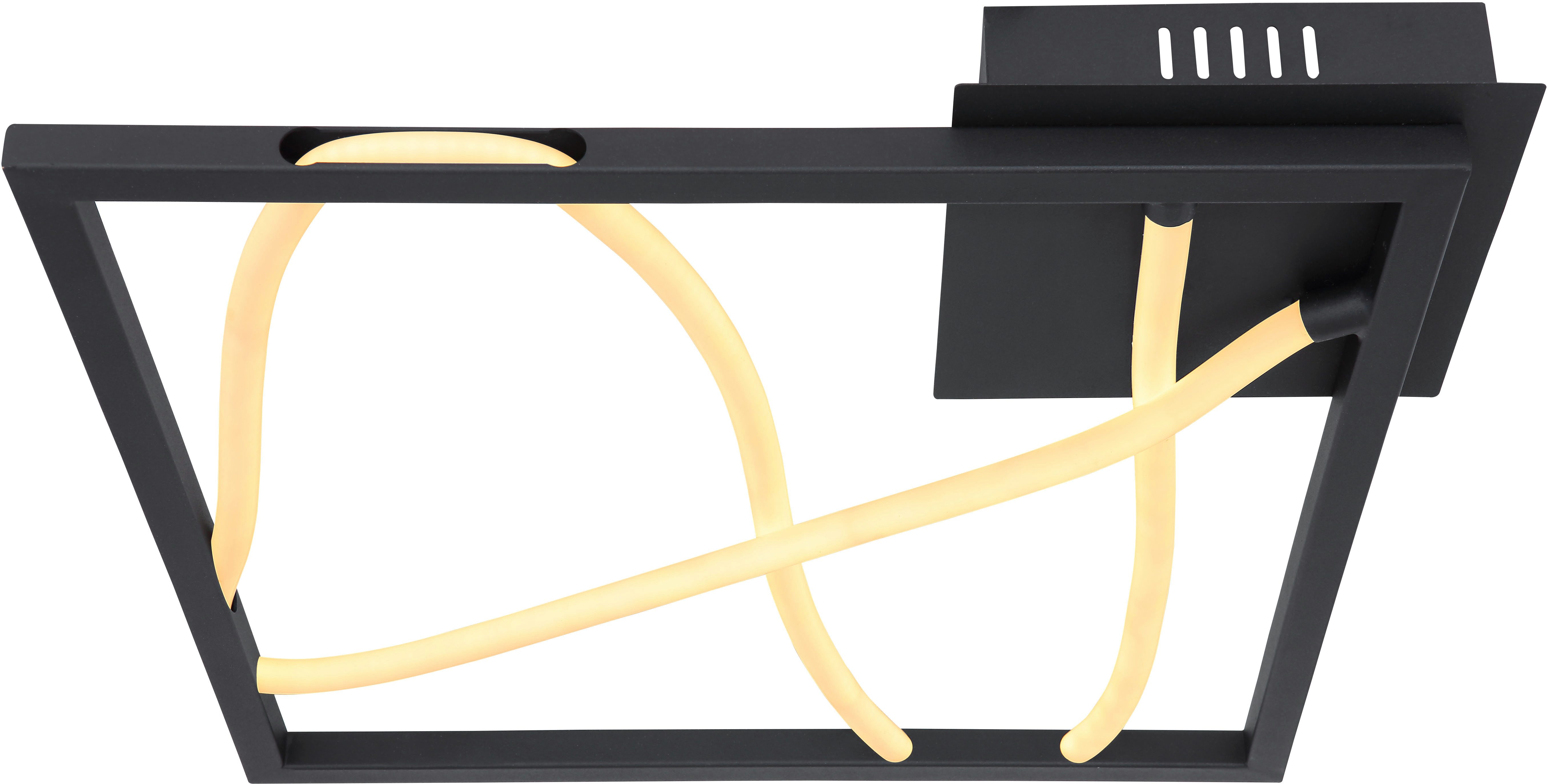 GLOBO LIGHTING LED Deckenleuchte KAIA, LED fest integriert, Warmweiß, Deckenlampe/Wohnzimmer/Schlafzimmer/modern