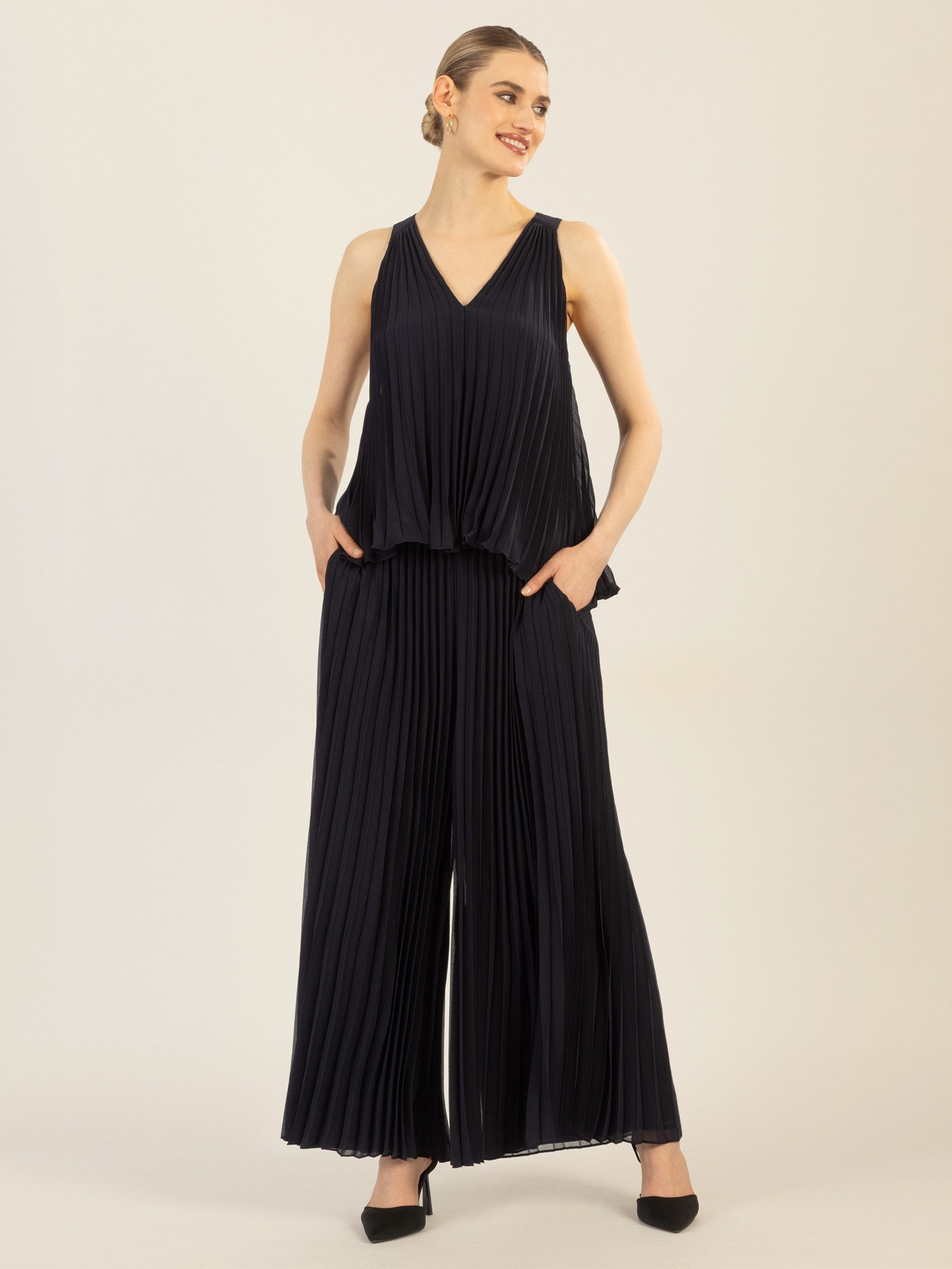 Apart Blusentop aus plissierten Chiffon günstig online kaufen