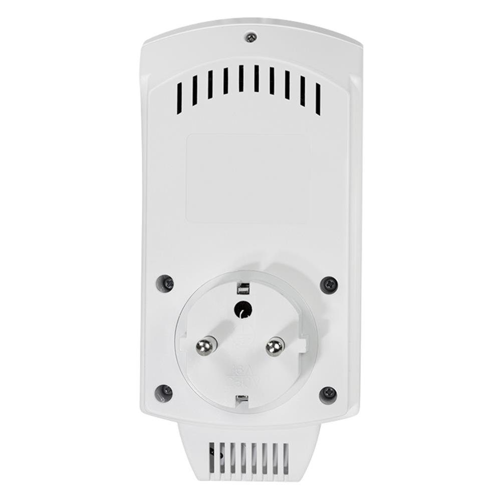LogiLink Smart Home Wi-Fi Smart Tuya 1-fach Thermostatsteckdose (CEE7/3) kompatibel Smart-Home-Steuerelement