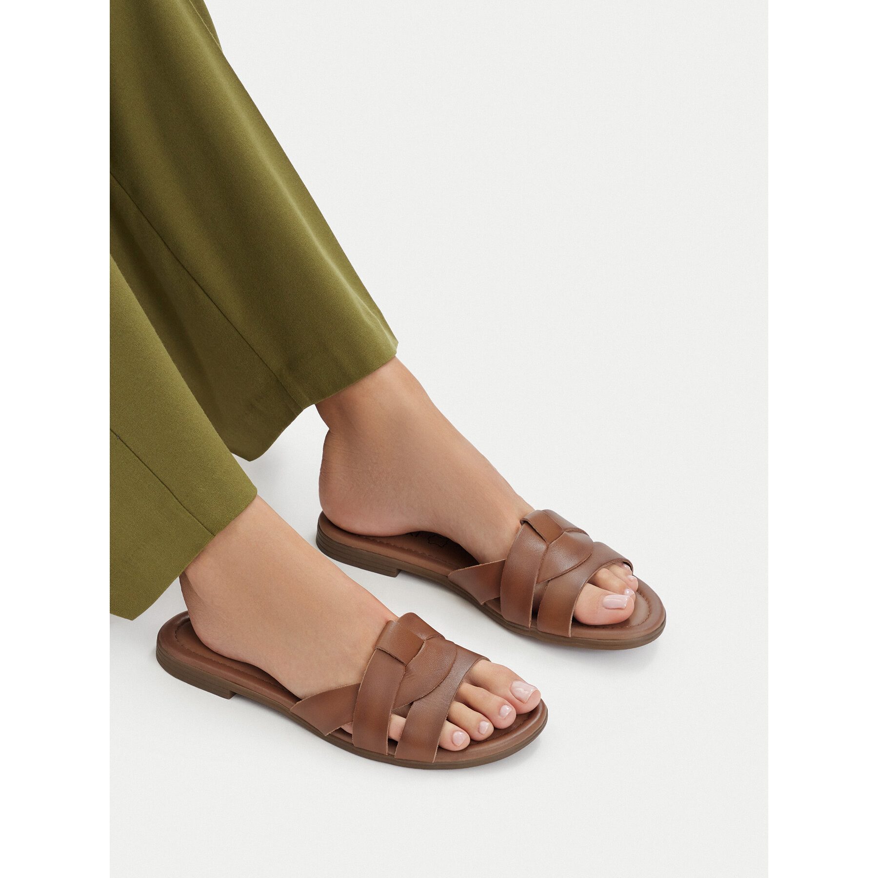 LASOCKI Lasocki Damen-Flip-Flops Braun Badepantolette