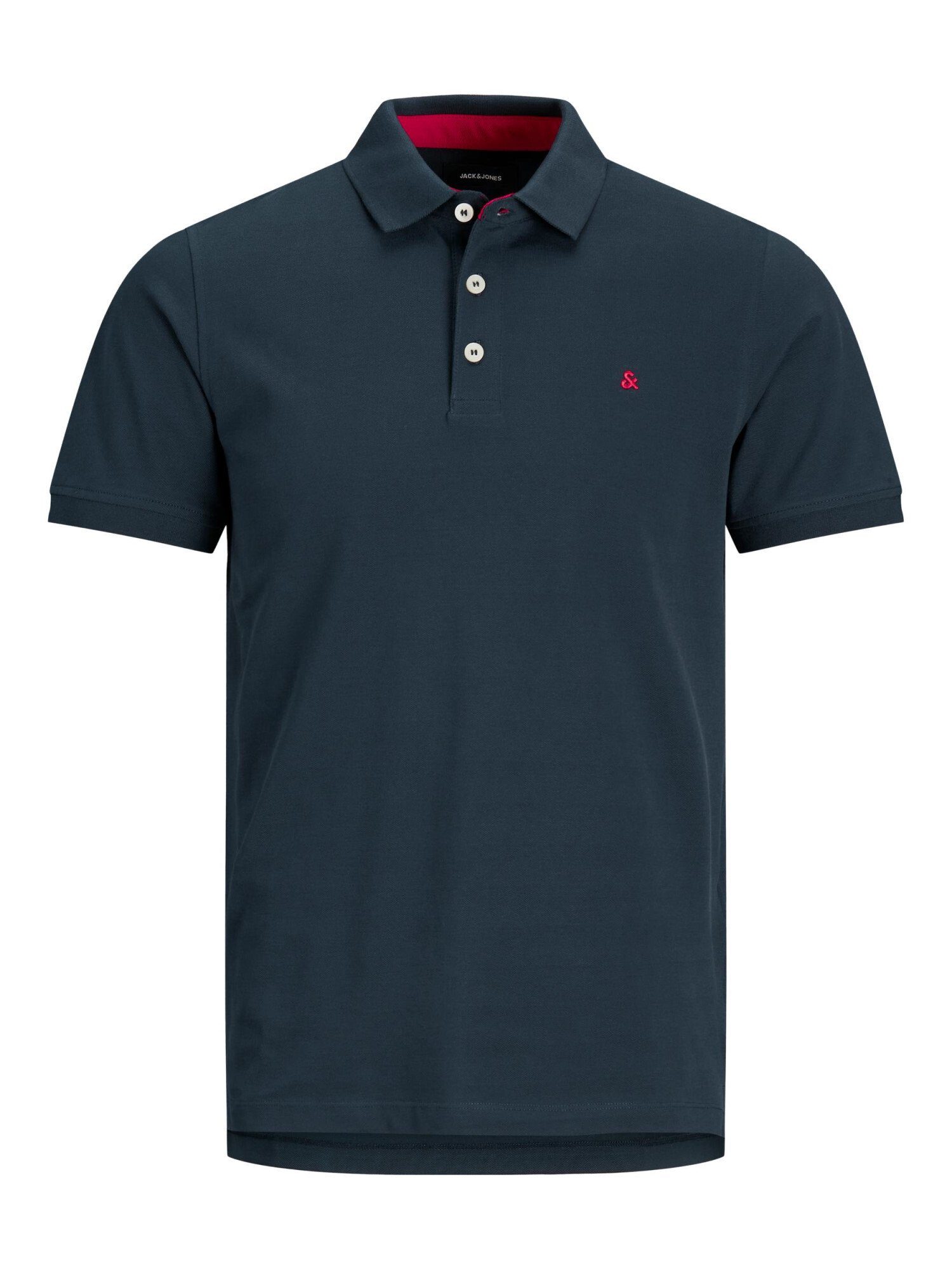 Shortsleeve JJEPAULOS Shirt blau & Poloshirt Poloshirt POLO (1-tlg) Jones Jack