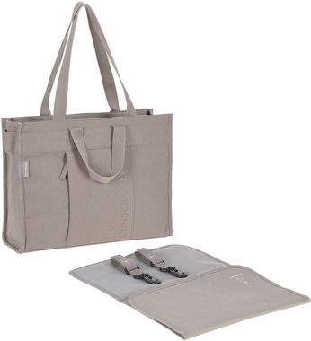 LÄSSIG Wickeltasche Green Label, Tote Up Bag, taupe