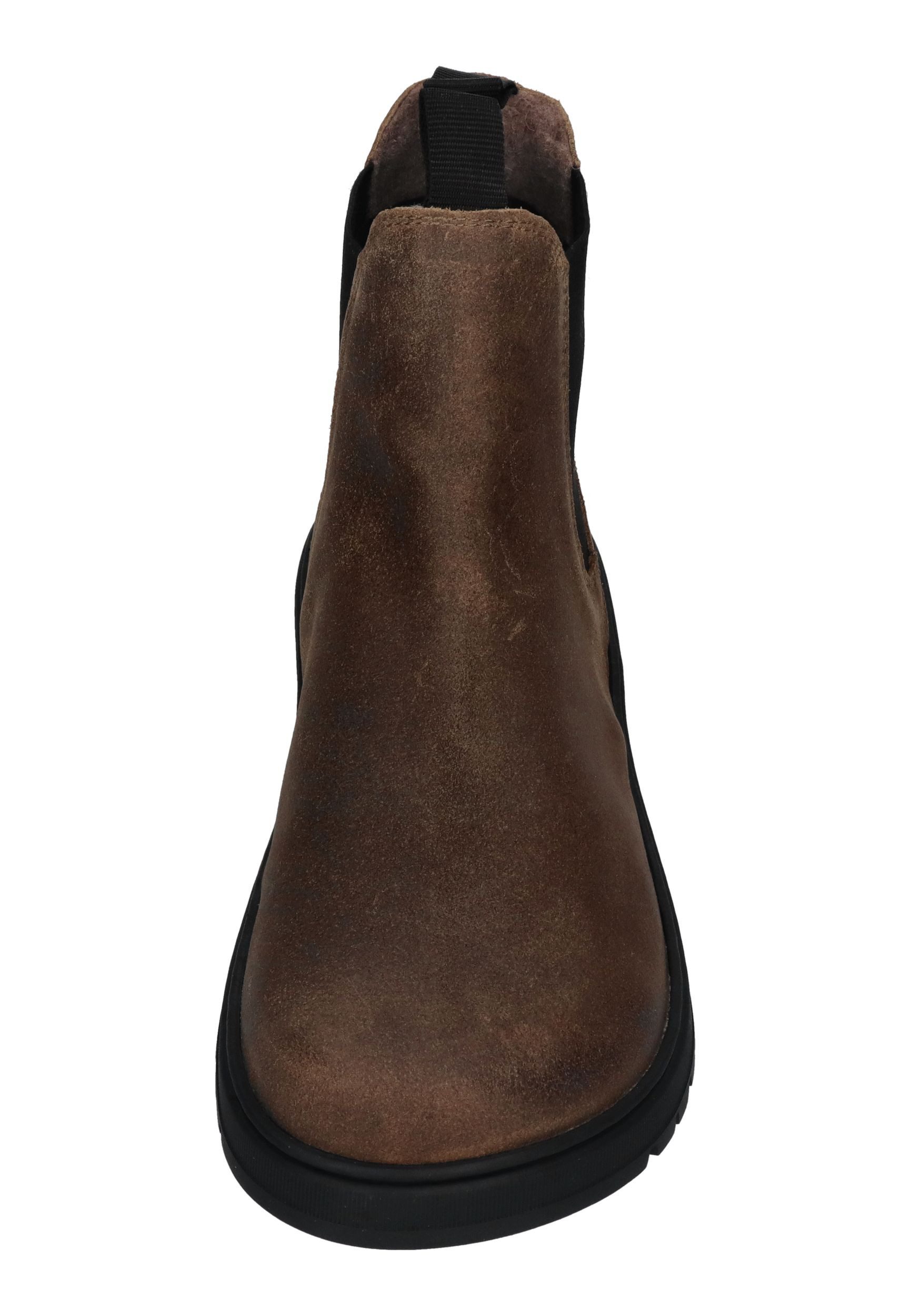 KOEL GAVIEN SUEDE FELT Barfußschuh Dark Taupe
