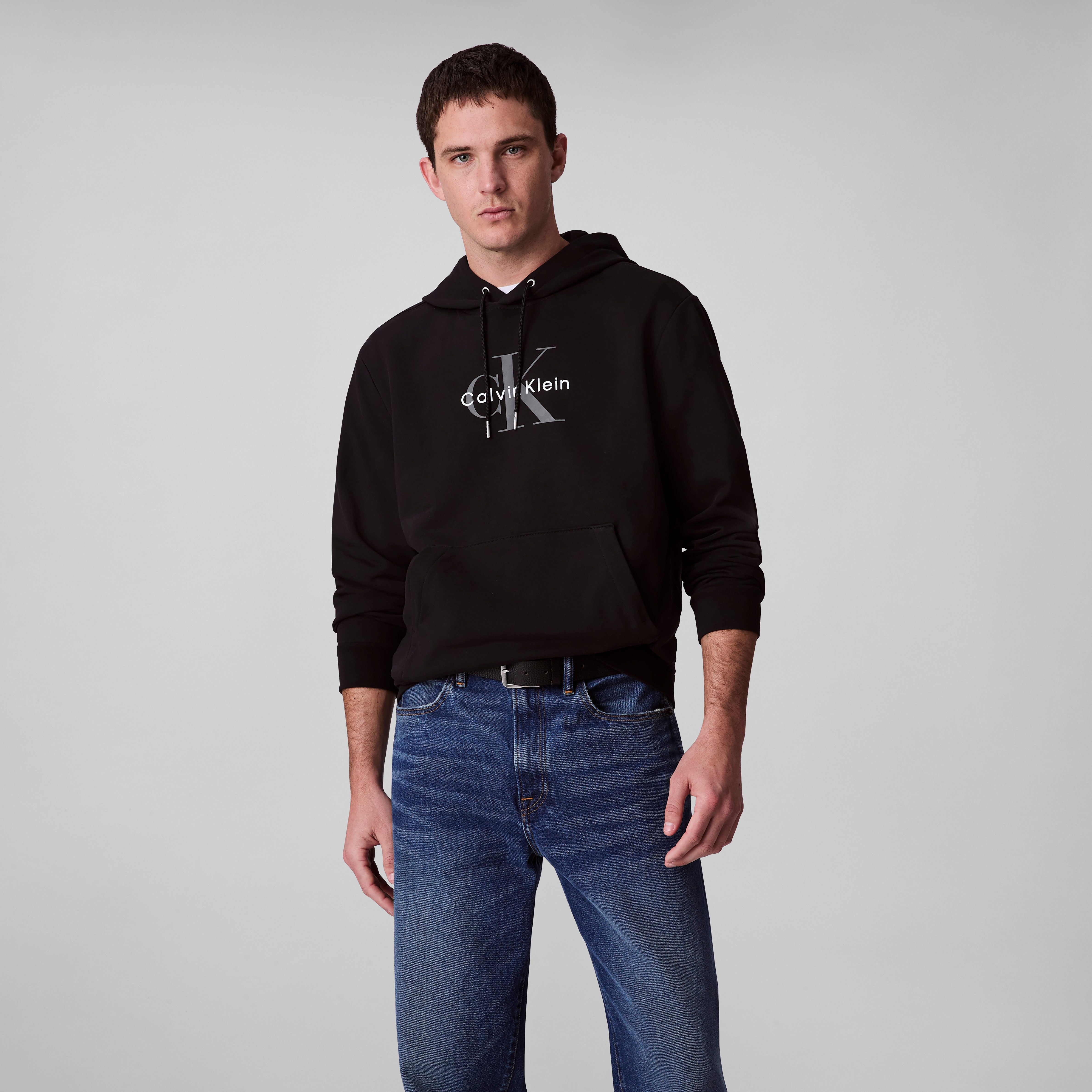 Calvin Klein Jeans Kapuzensweatshirt 400GSM TERRY MONOLOGO HOODIE Mit Rundh günstig online kaufen