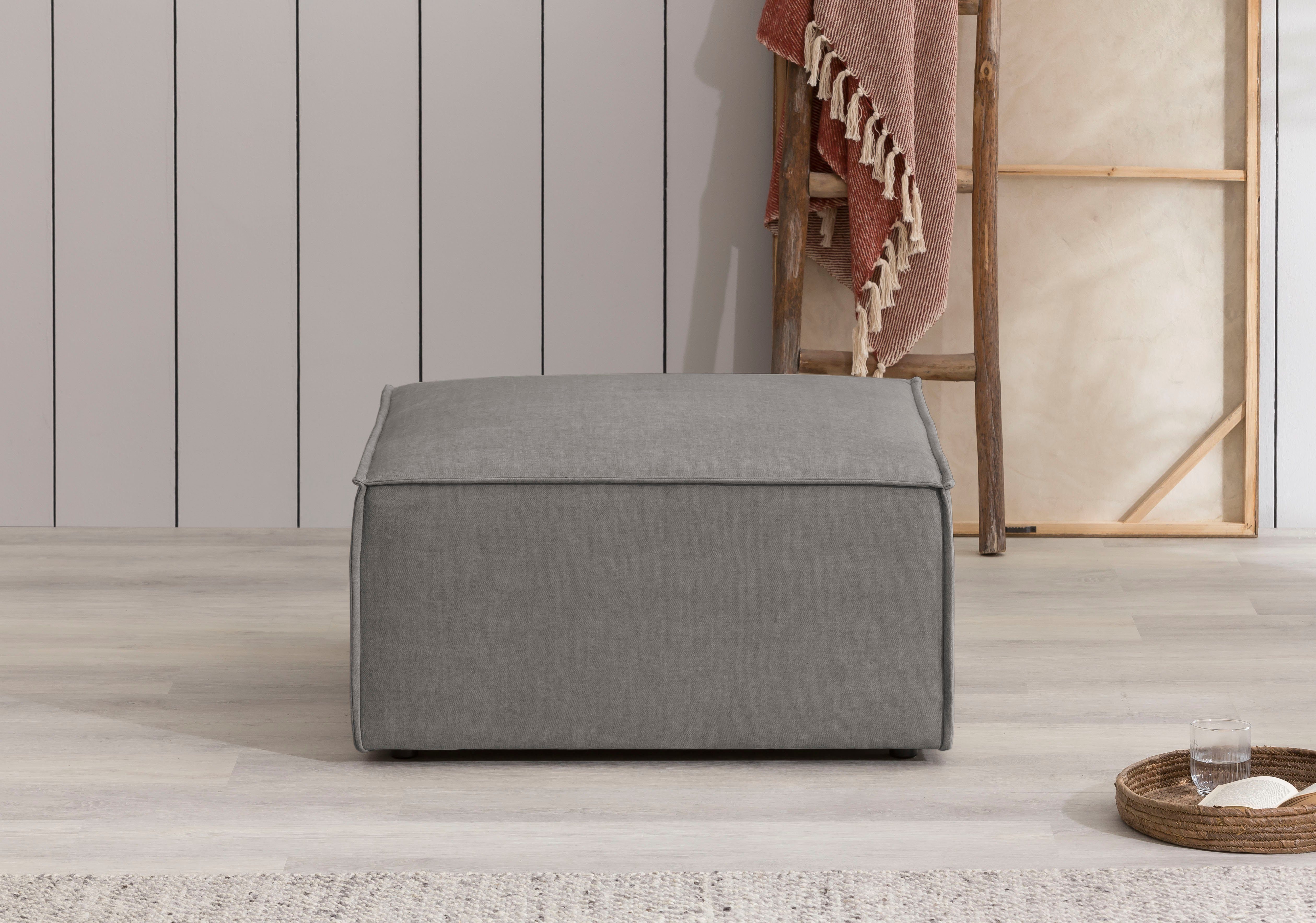 Home affaire Hocker SHERWOOD, Hocker quadratisch, günstig online kaufen