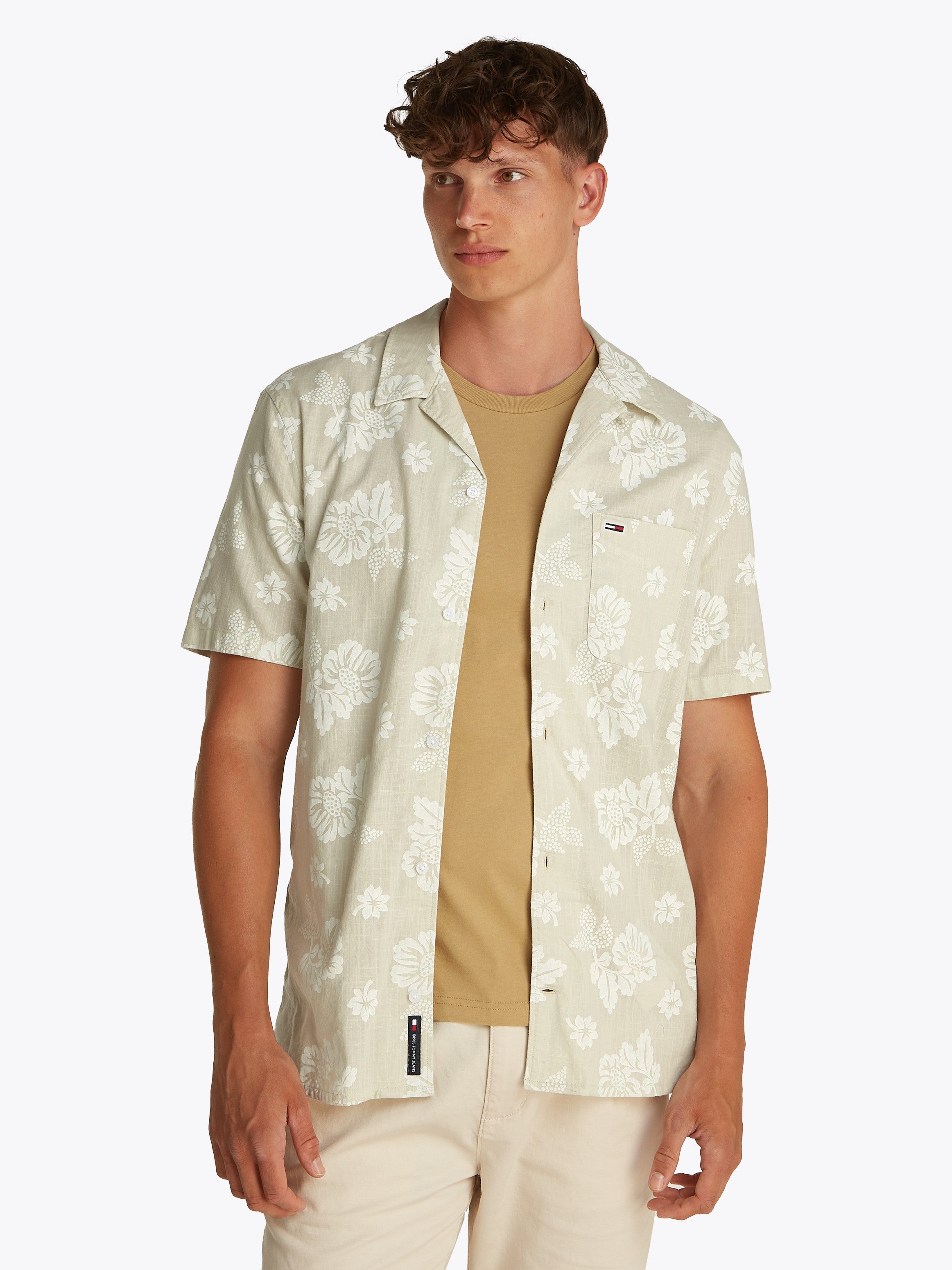 Tommy Jeans Kurzarmhemd TJM REG SLUB günstig online kaufen
