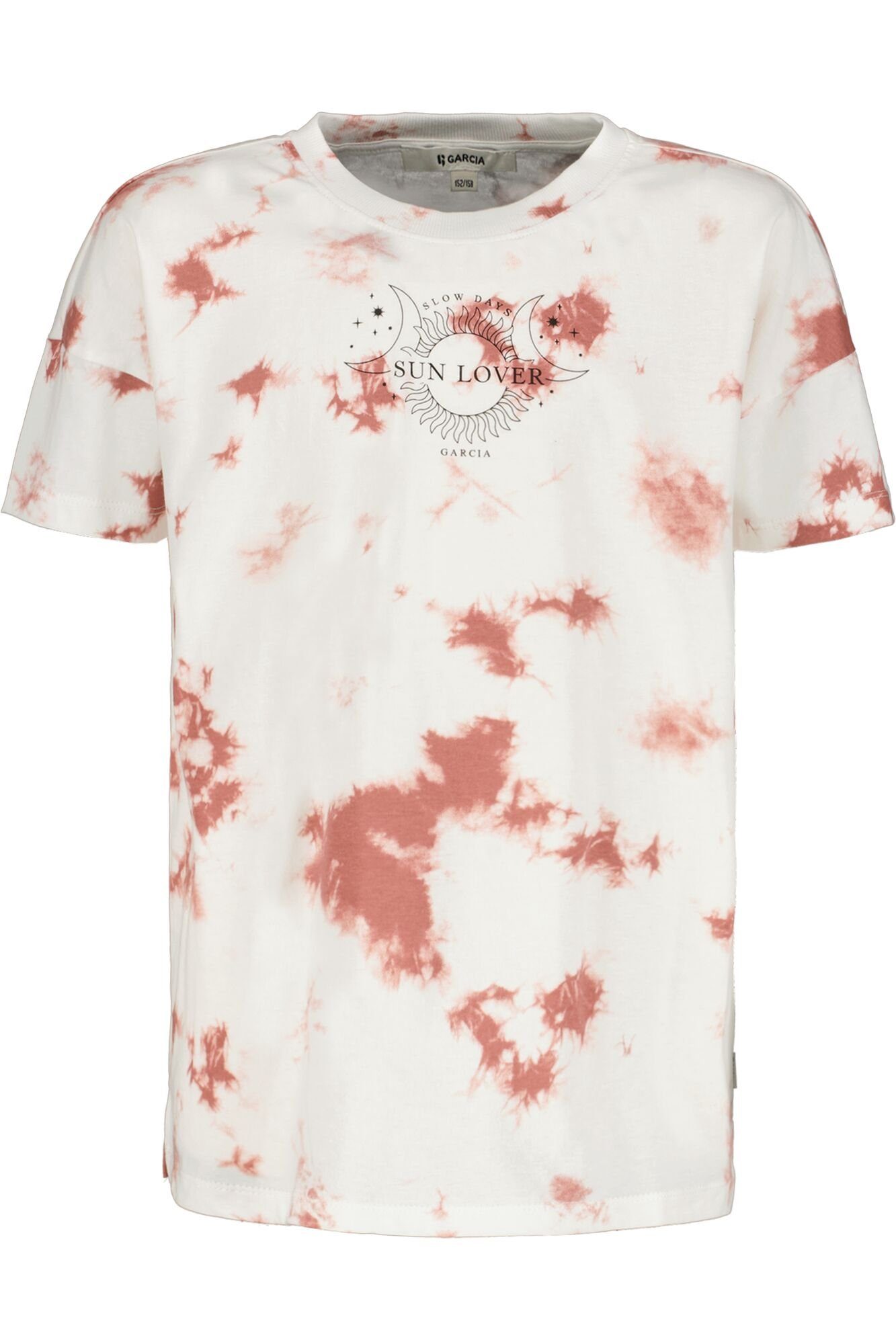 Garcia T-Shirt mit Batikprint