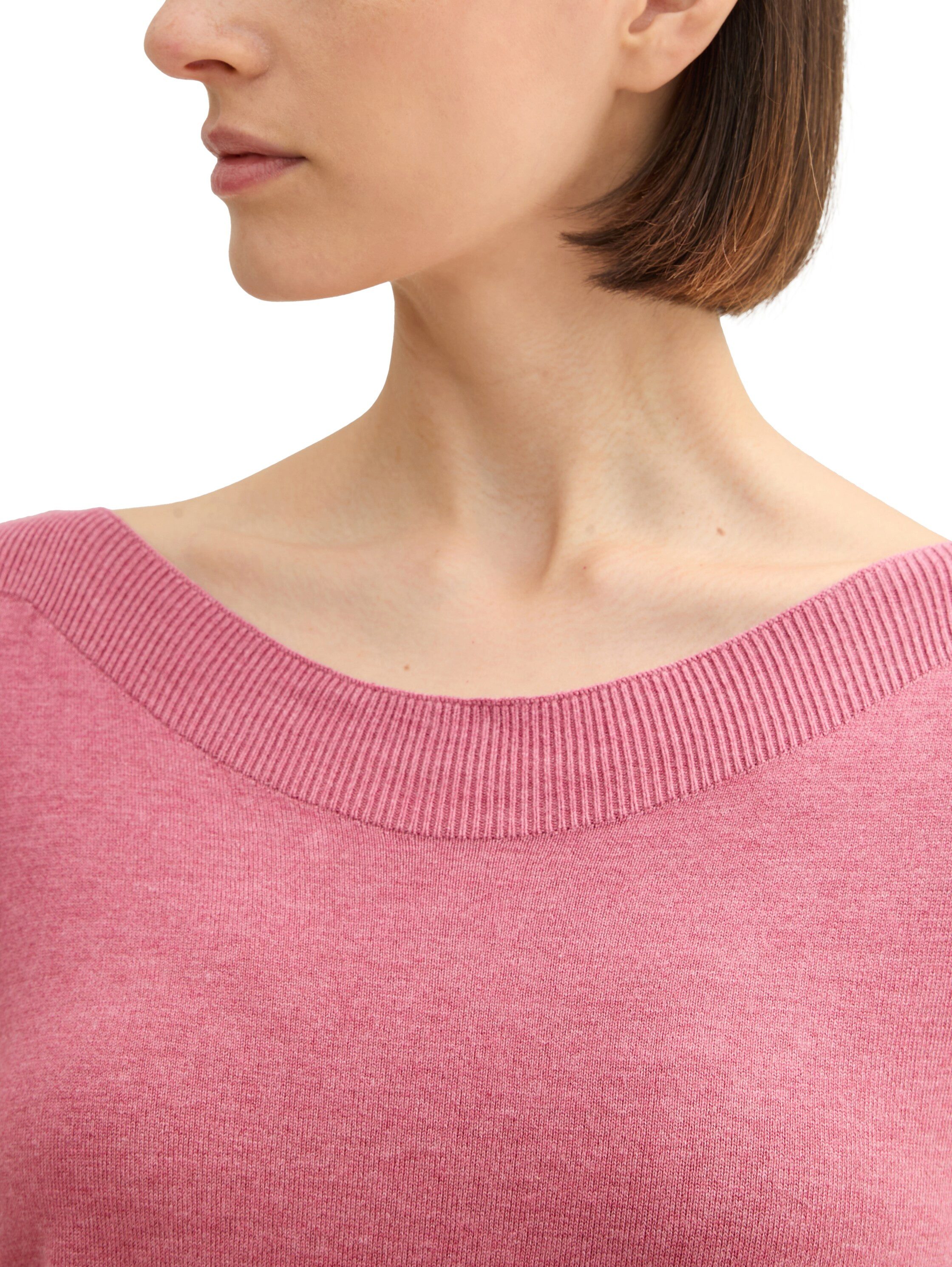 TOM TAILOR Longpullover mit Rippbündchen