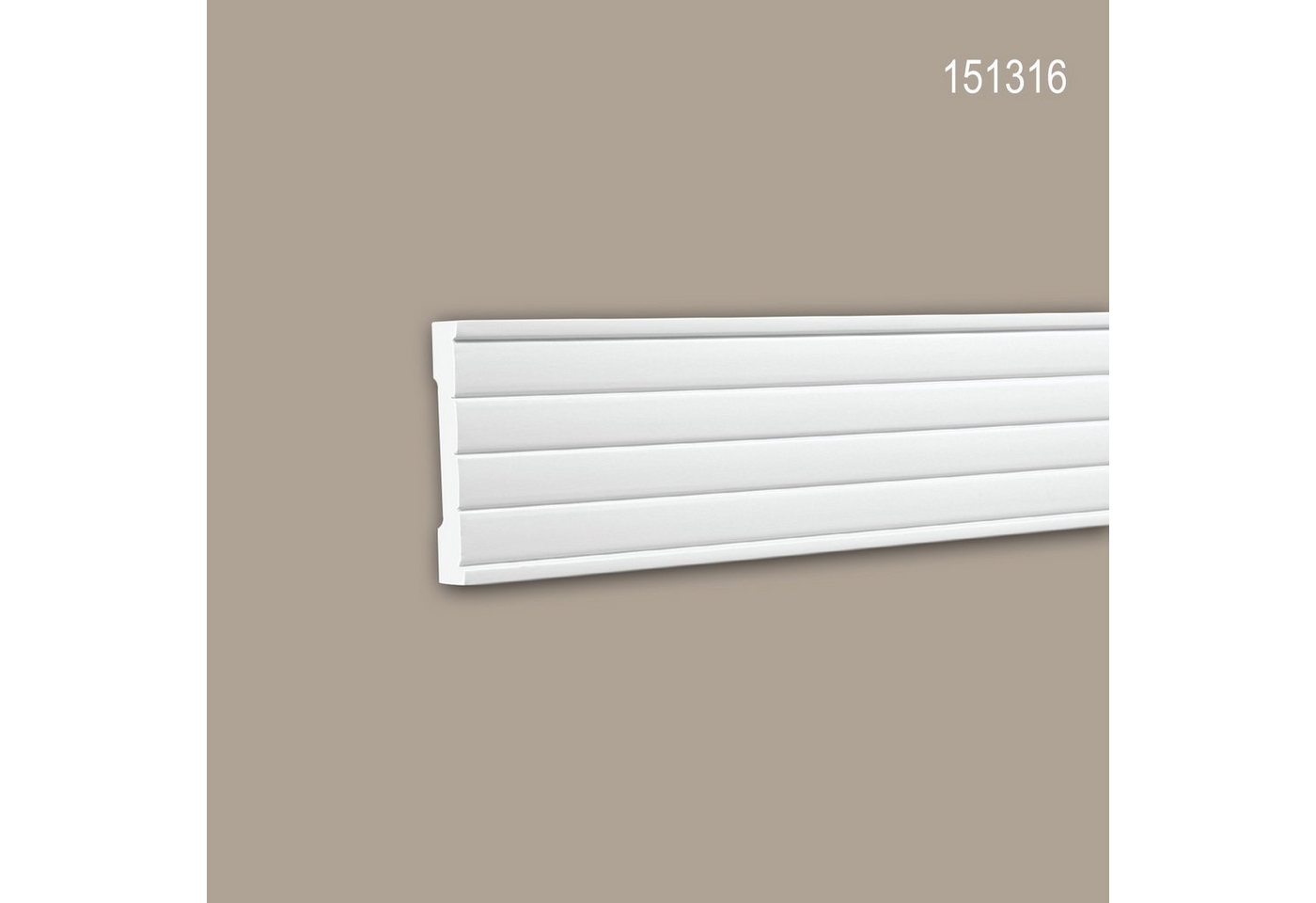Thumbnail - Profhome Zierleiste 151316 Wand- und Friesleisten 1 Karton SET mit 16 Zierleisten 32 m, kleben, Polyurethan Hartschaum, ...