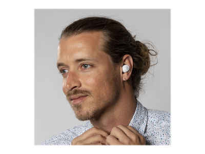 Jlab JLAB GO Air True Wireless Earbuds weiß - in-Ear-Kopfhörer (20 Stund... Headset