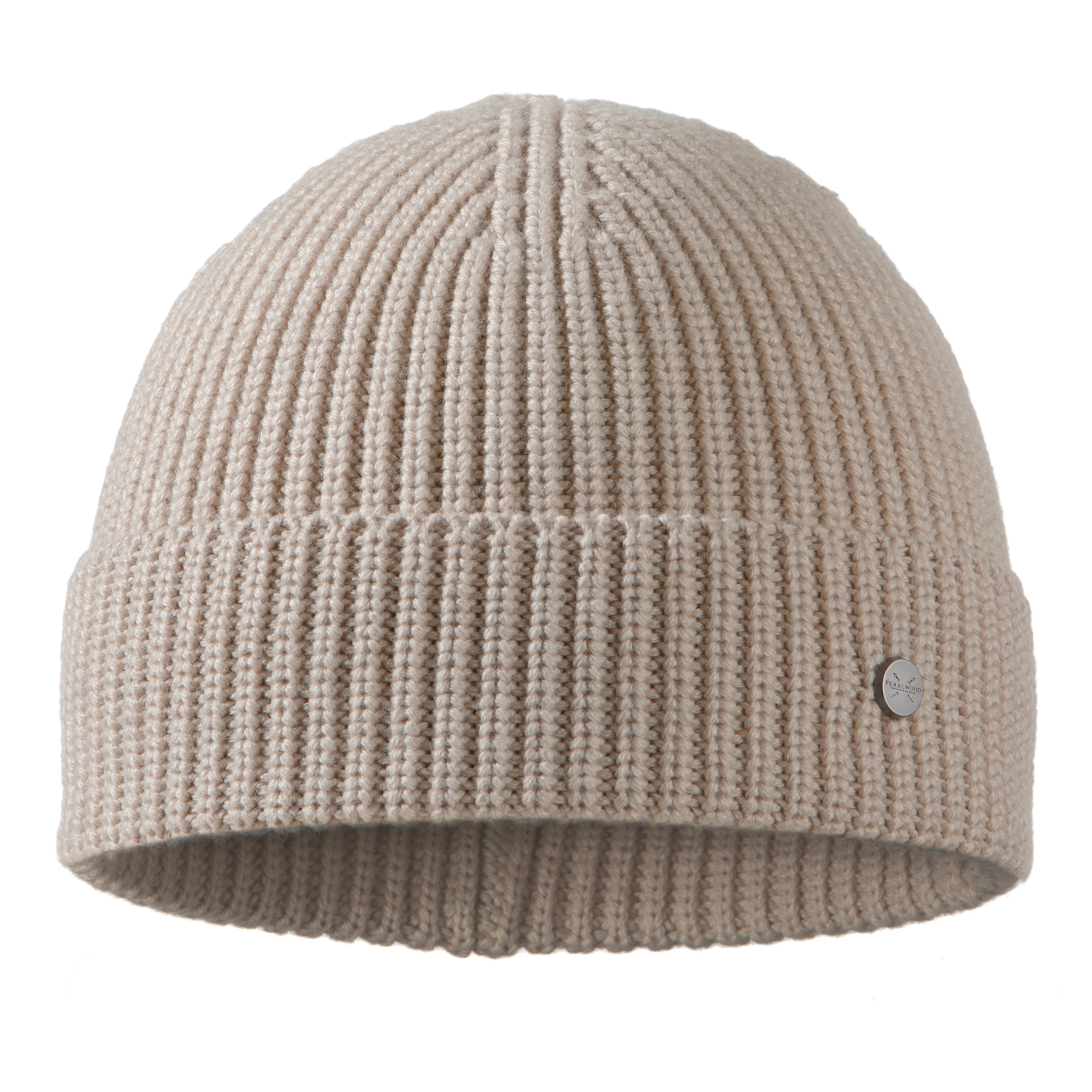 PEARLWOOD Strickmütze KNUT Grobstrick, kurze Passform, Temperaturregulierend