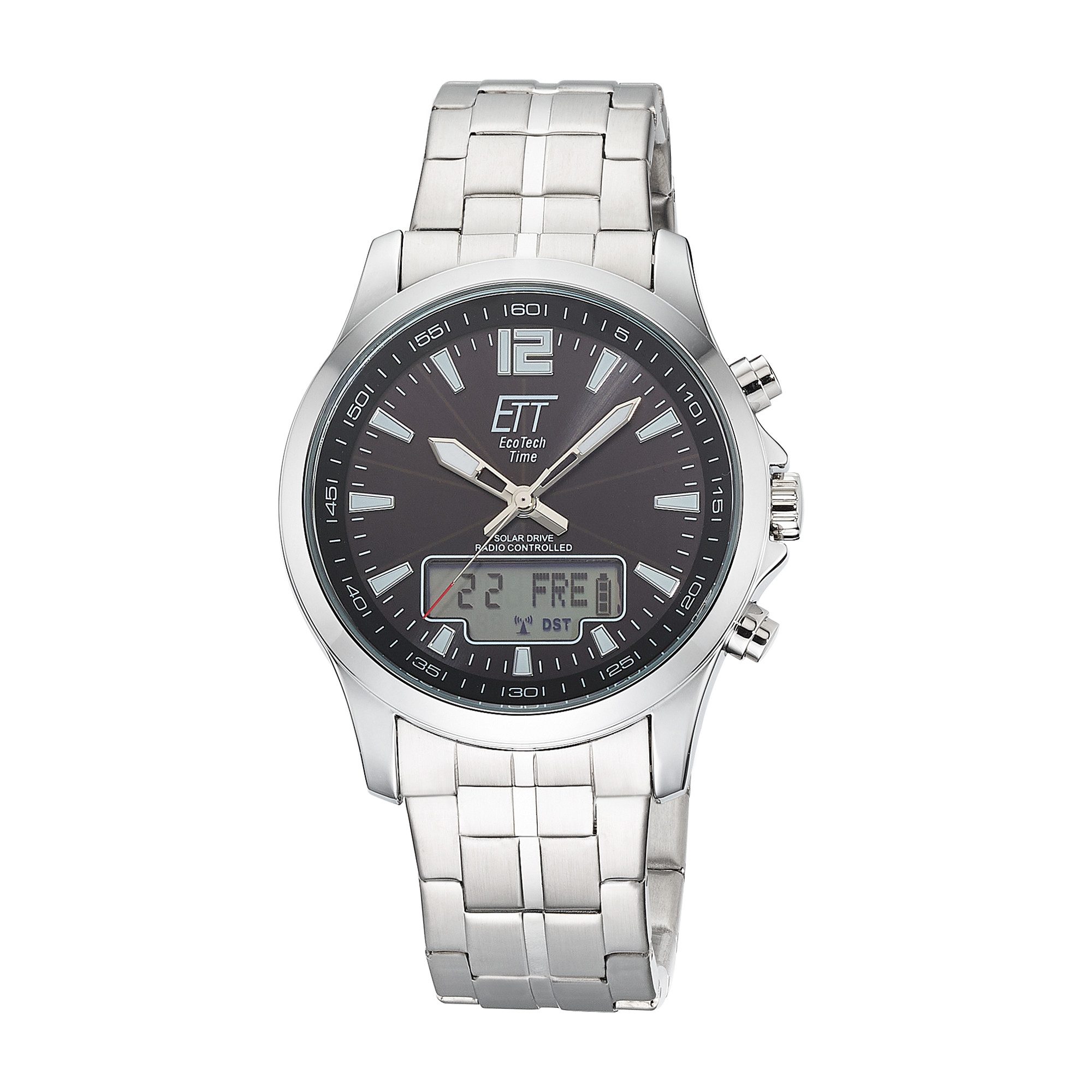 ETT Funkchronograph Professional World Timer EGA-11715-21M, Armbanduhr, Sol günstig online kaufen