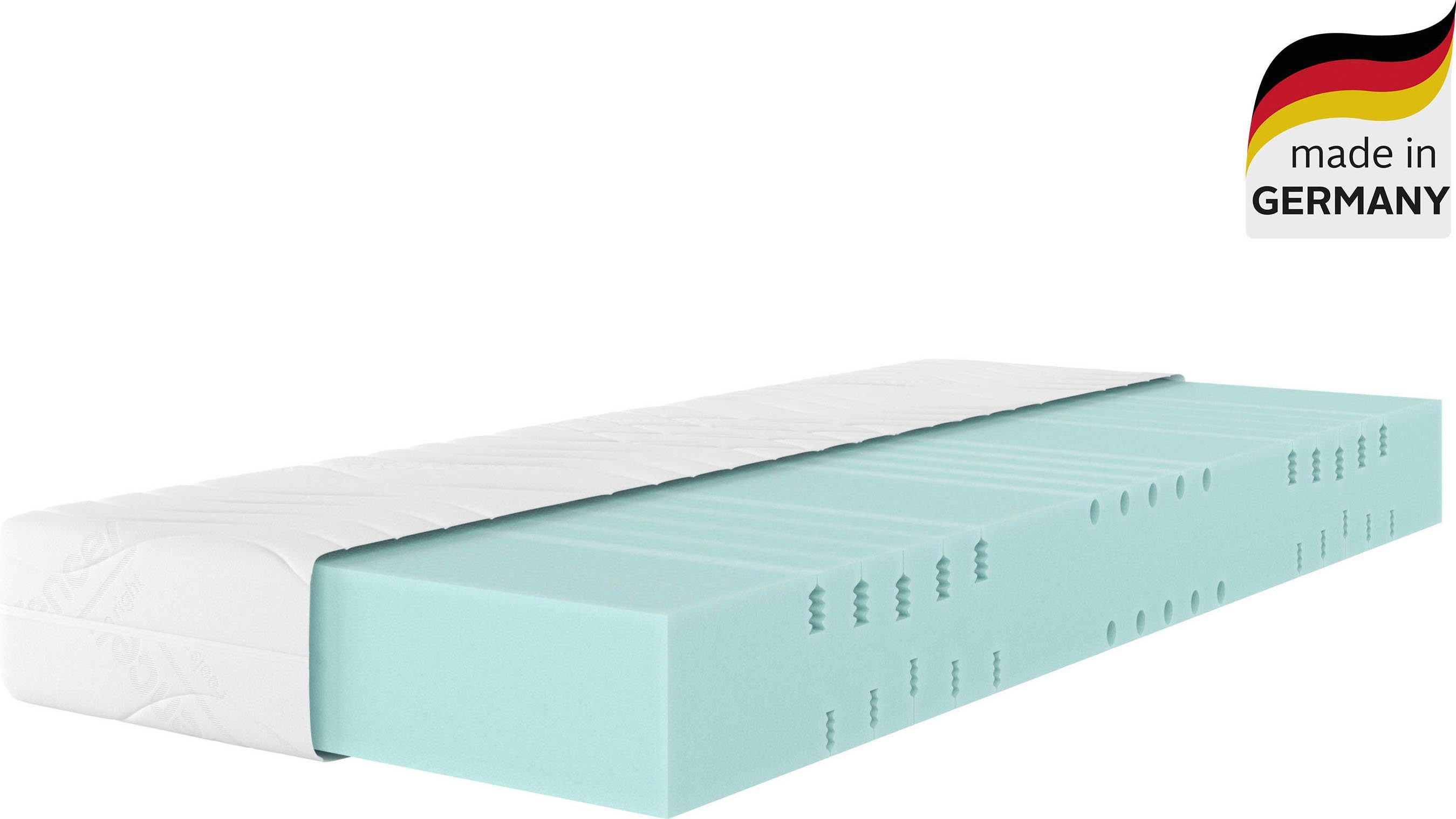 Hybridschaum-Matratze Tornby, 7 Zonen Matratze 90x200 cm, 140x200 cm, Wendematratze