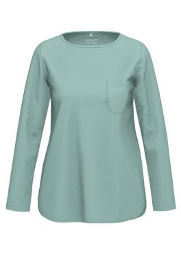 Ammann Pyjamaoberteil Mix & Match - Organic Cotton (1-tlg) Schlafanzug Shirt Langarm - Baumwolle -