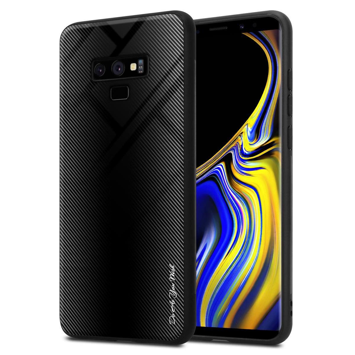 Cadorabo Handyhülle für Samsung Galaxy NOTE 9 Hülle Samsung Galaxy NOTE 9, Robustes Hard Case - Handy Schutzhülle - Hülle - Back Cover Bumper