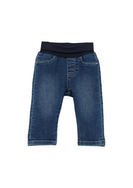 s.Oliver Stoffhose Jeans / Regular Fit / High Rise / Straight Leg Waschung, Kontrastnähte