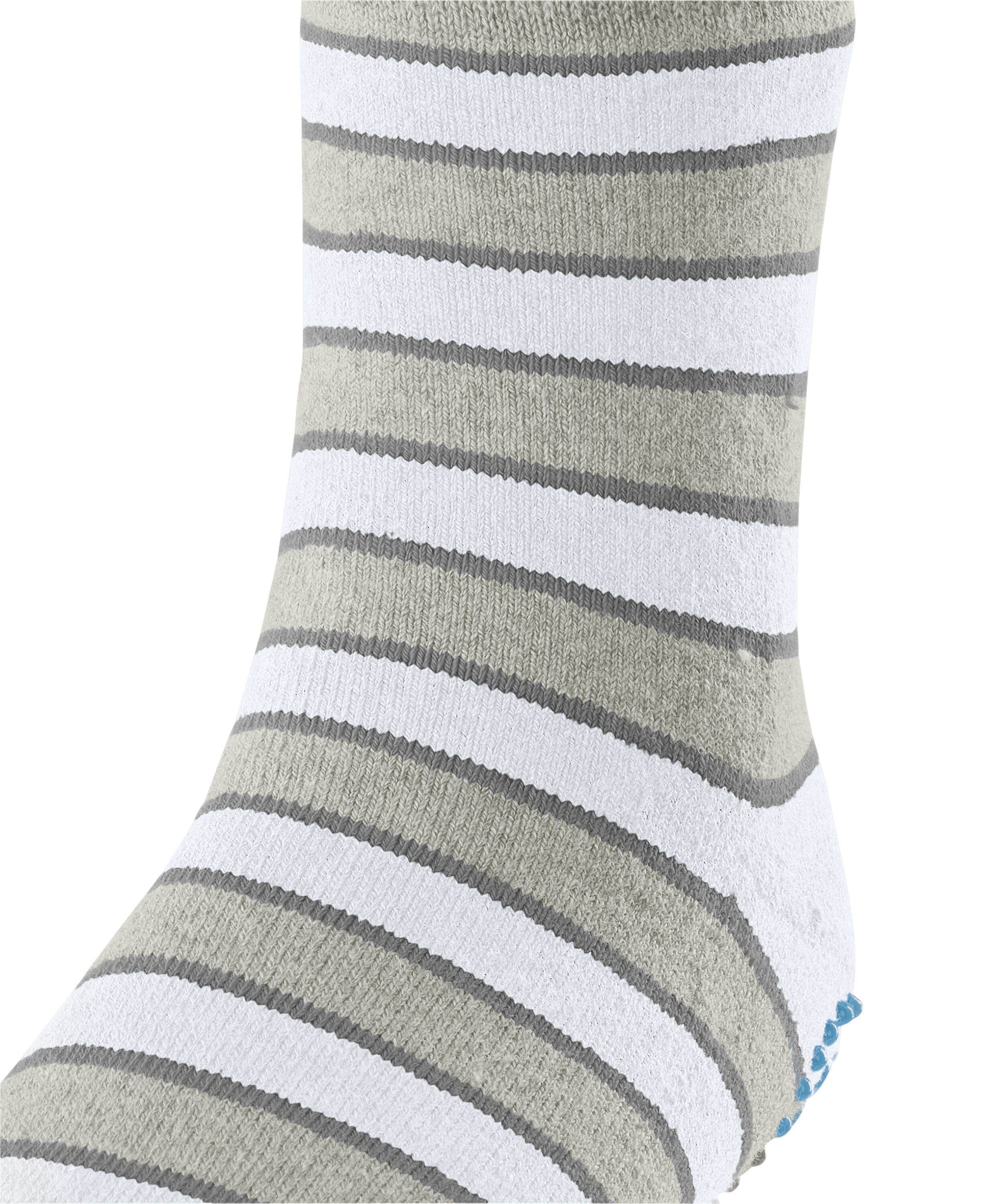 grey Simple Socken FALKE (3820) Stripes storm (1-Paar)