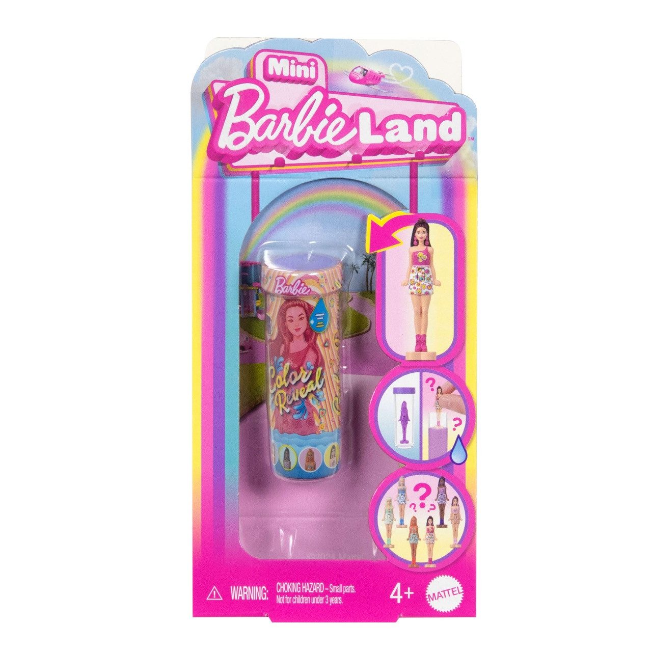 Mattel® Anziehpuppe Mattel JCR08 - Barbie Mini BarbieLand Color Reveal Serie 2