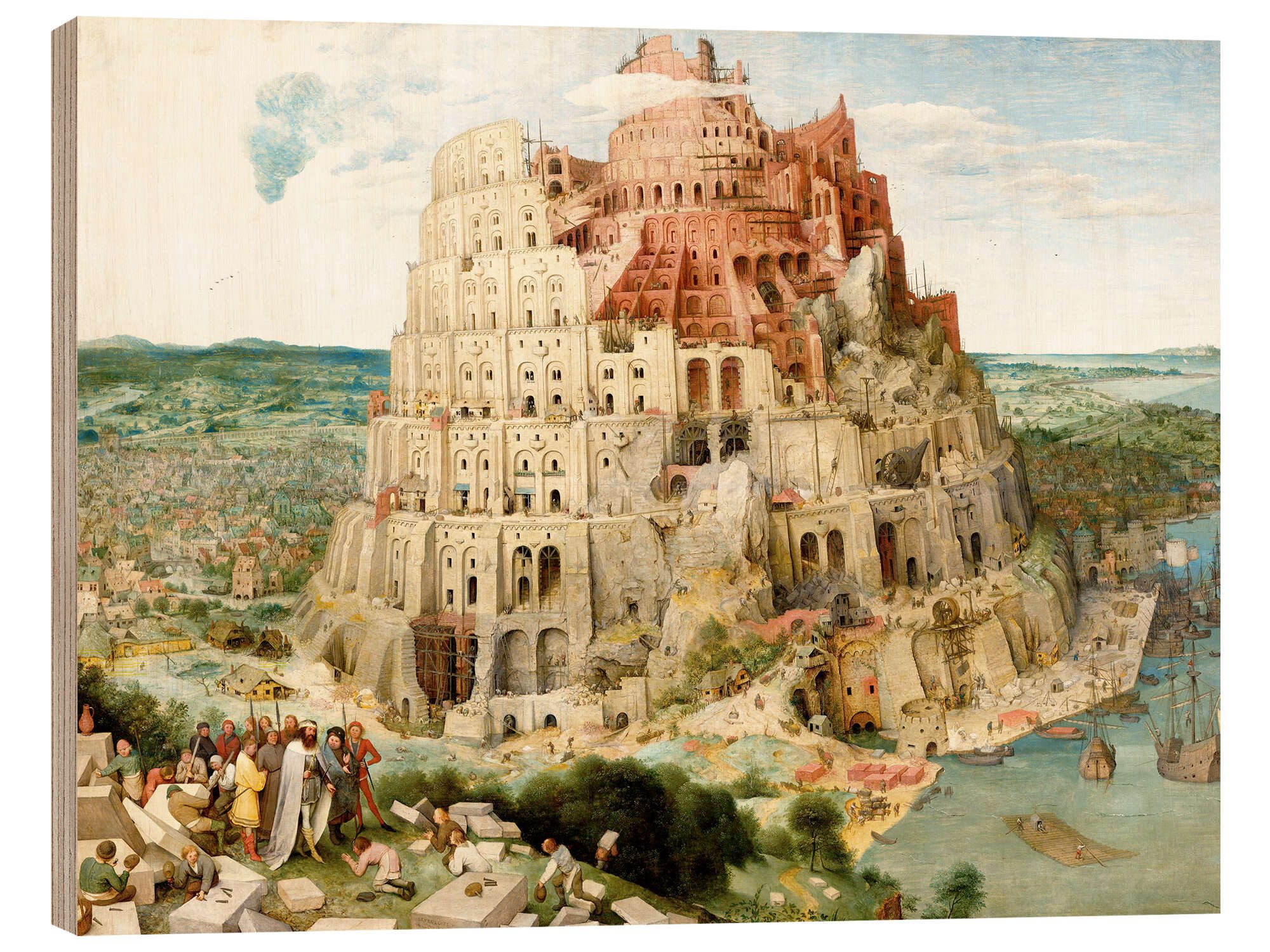 Holzbild Pieter Brueghel d.Ä.