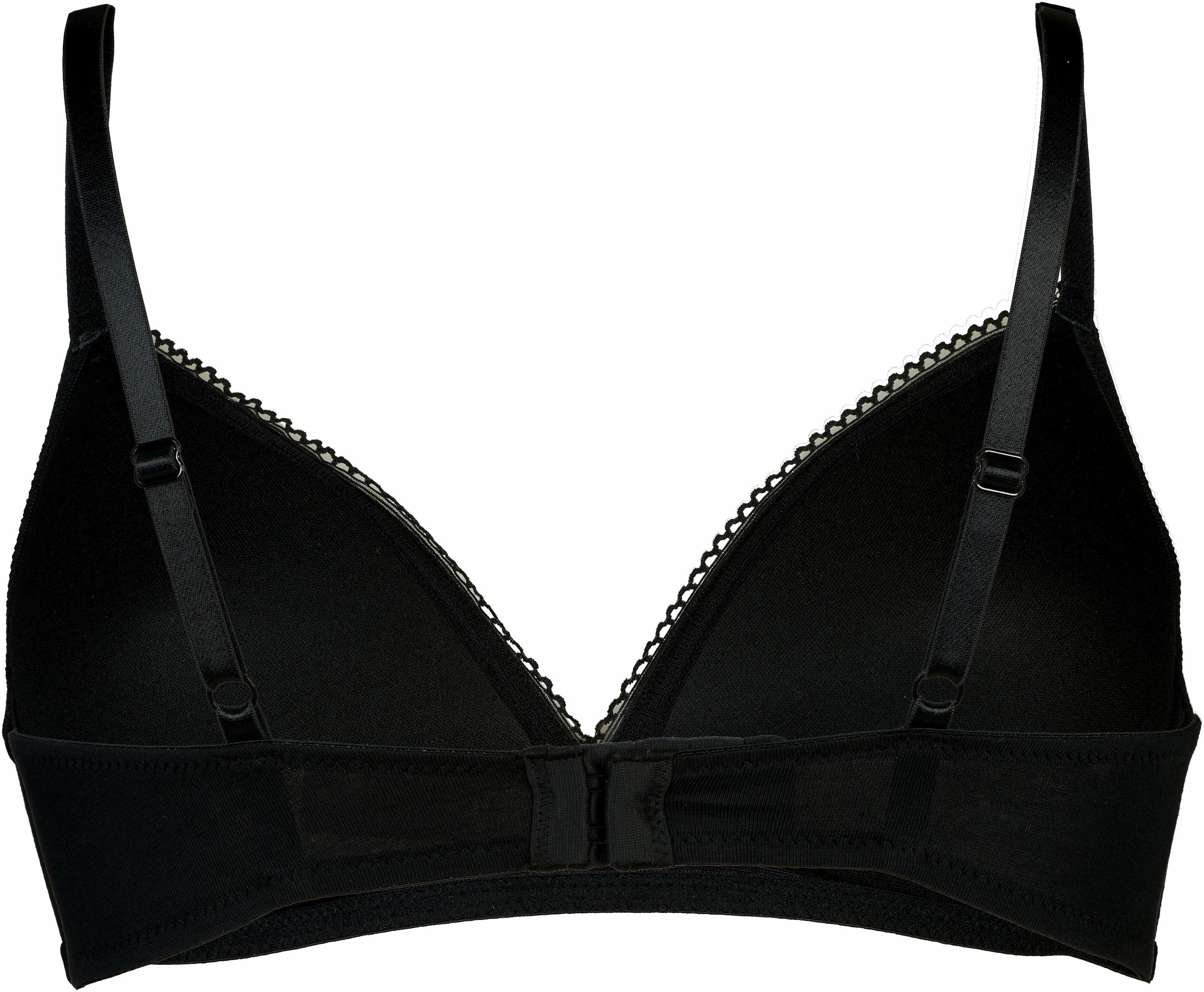My Basic Soft-BH padded cotton bra flache Verarbeitung, wattiert, ohne Bügel, basic, Baumwollmix