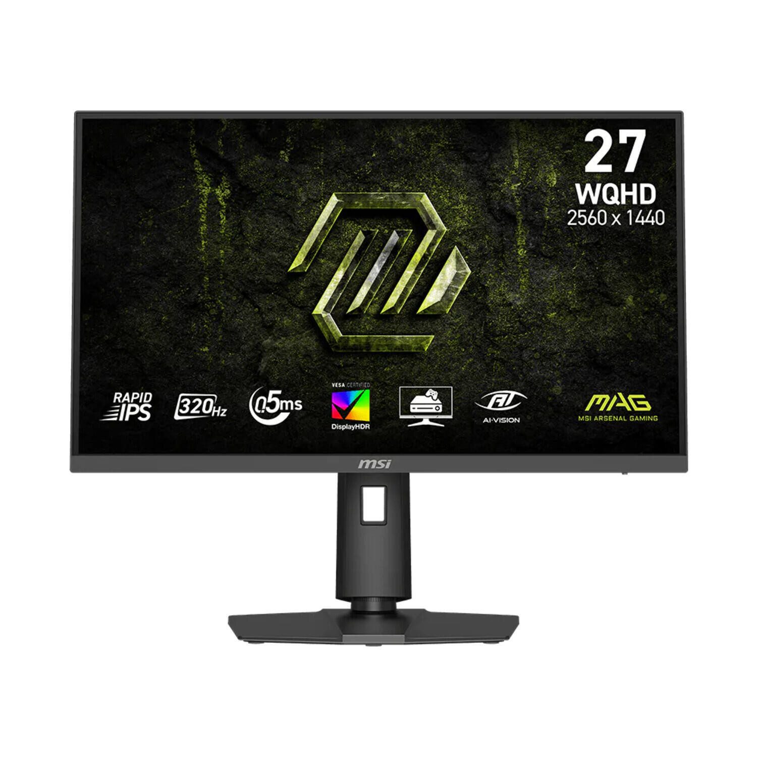 MSI MAG 274QPFDE X32 Gaming-LED-Monitor (2560 x 1440, 0,5 ms Reaktionszeit, 320 Hz, IPS Panel)