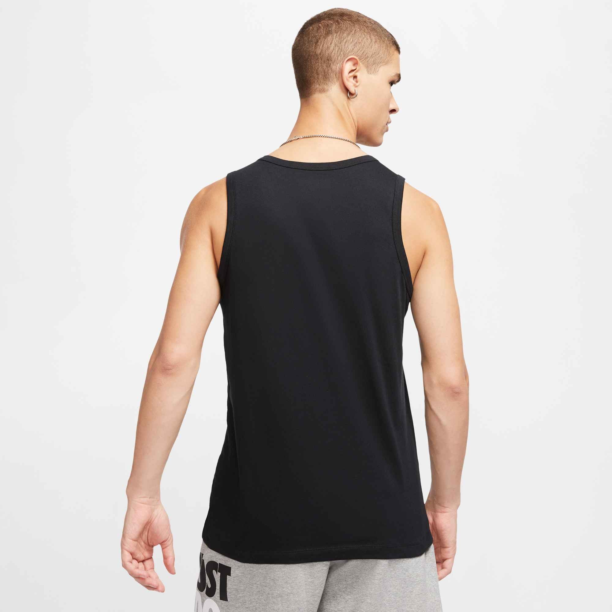 Nike Sportswear Tanktop Men's Tank ärmelloses Design, mit Rundhalsausschnitt, aus Baumwoll-Jersey