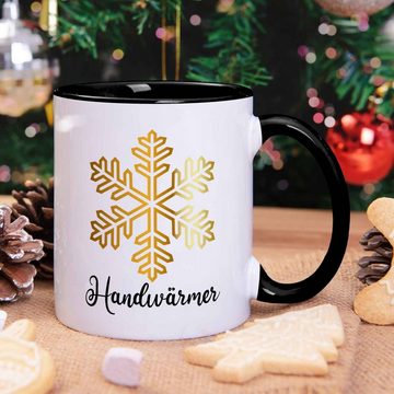 GRAVURZEILE Tasse mit Weihnachtsmotiv - Handwärmer - Geschenke für Freunde - Weihnachten, Keramik