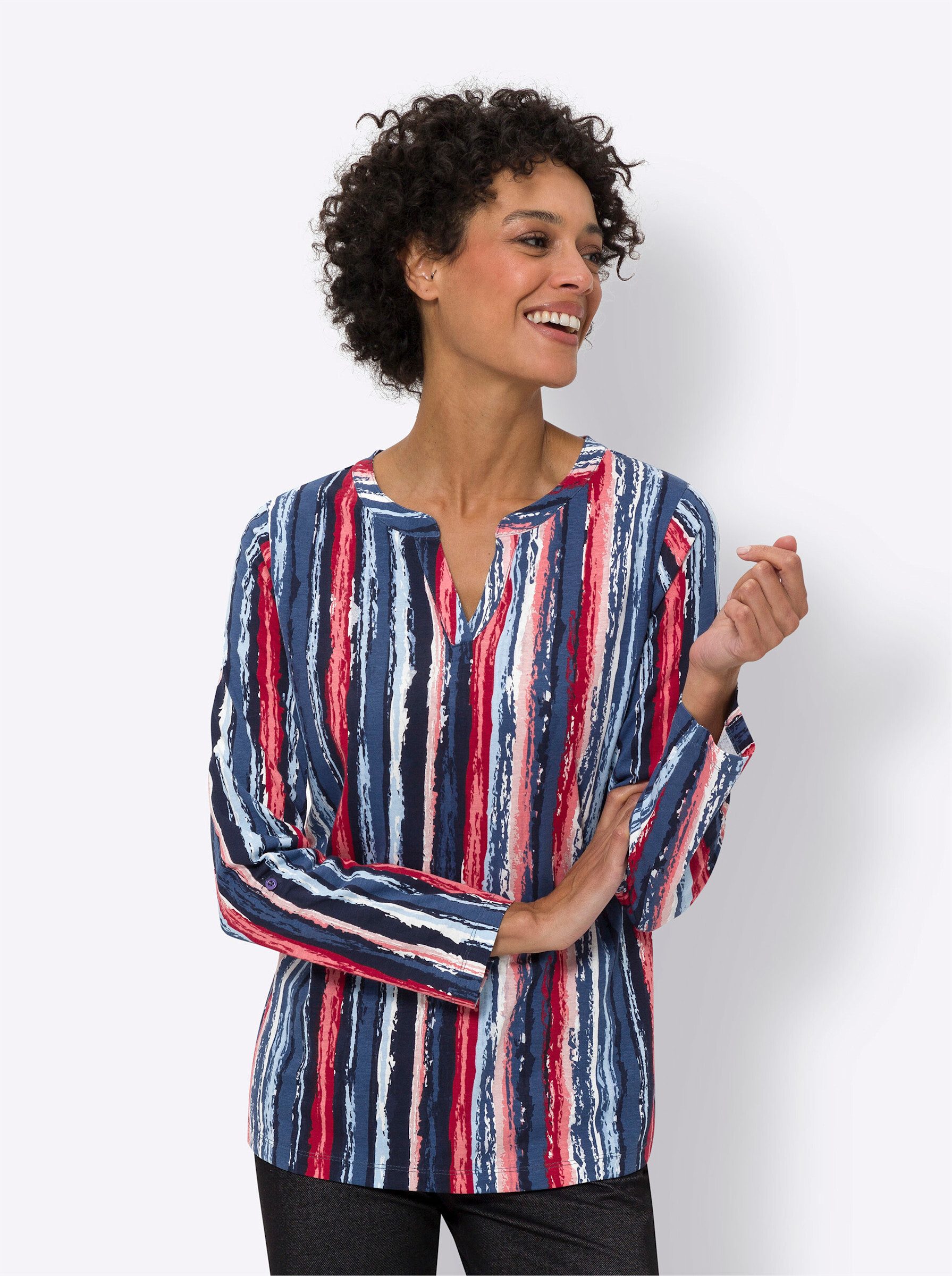 Sieh an! T-Shirt Langarmshirt . günstig online kaufen