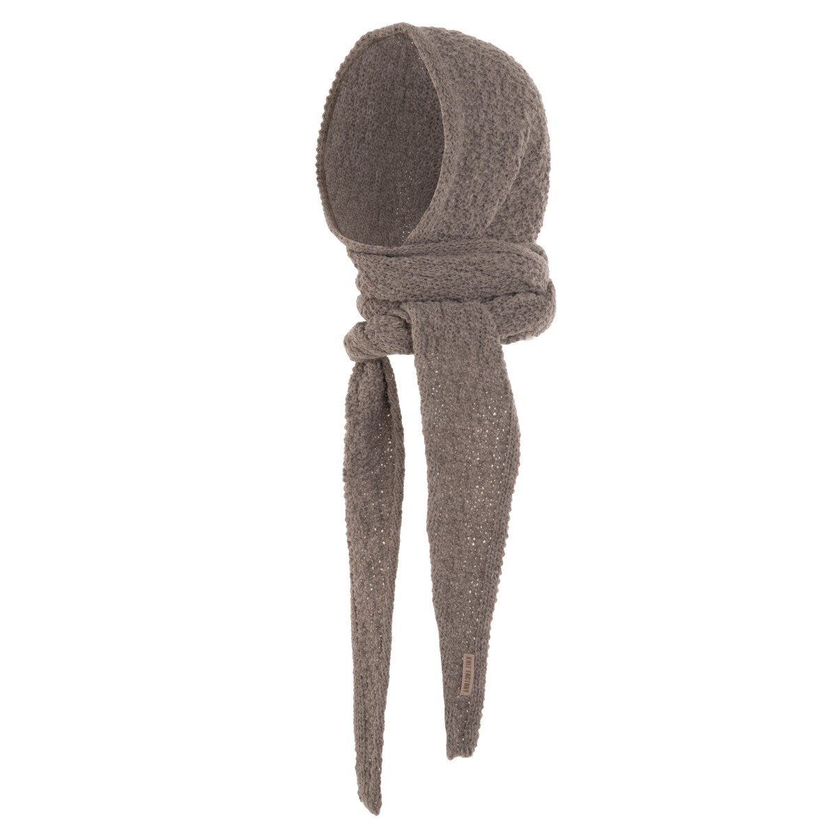 Knit Factory Strickschal Blake Kapuzenschal Marron Braun, (1-St), Modell Blake, für Herbst, Winter